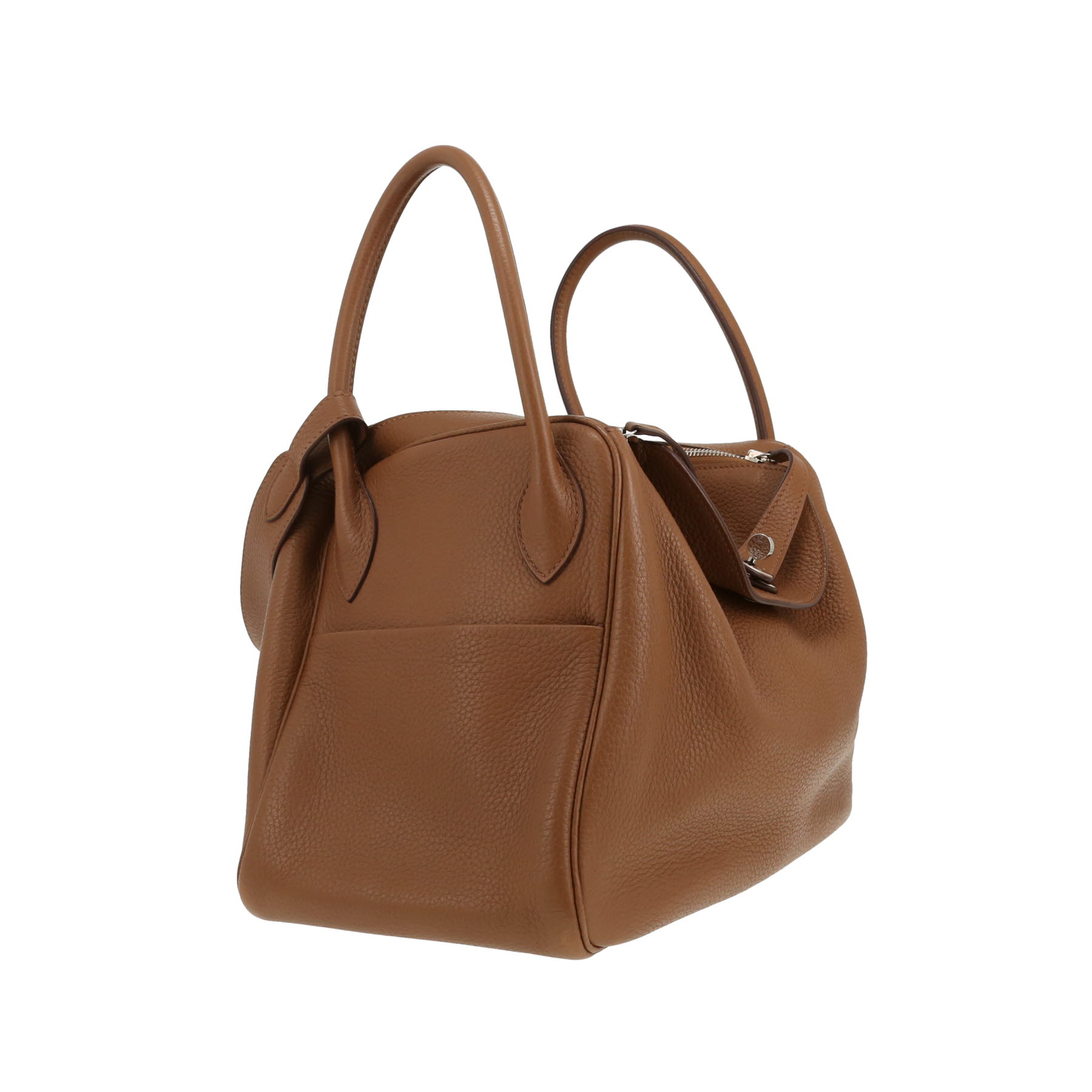 Hermès  Lindy 34 cm shoulder bag  in brown togo leather