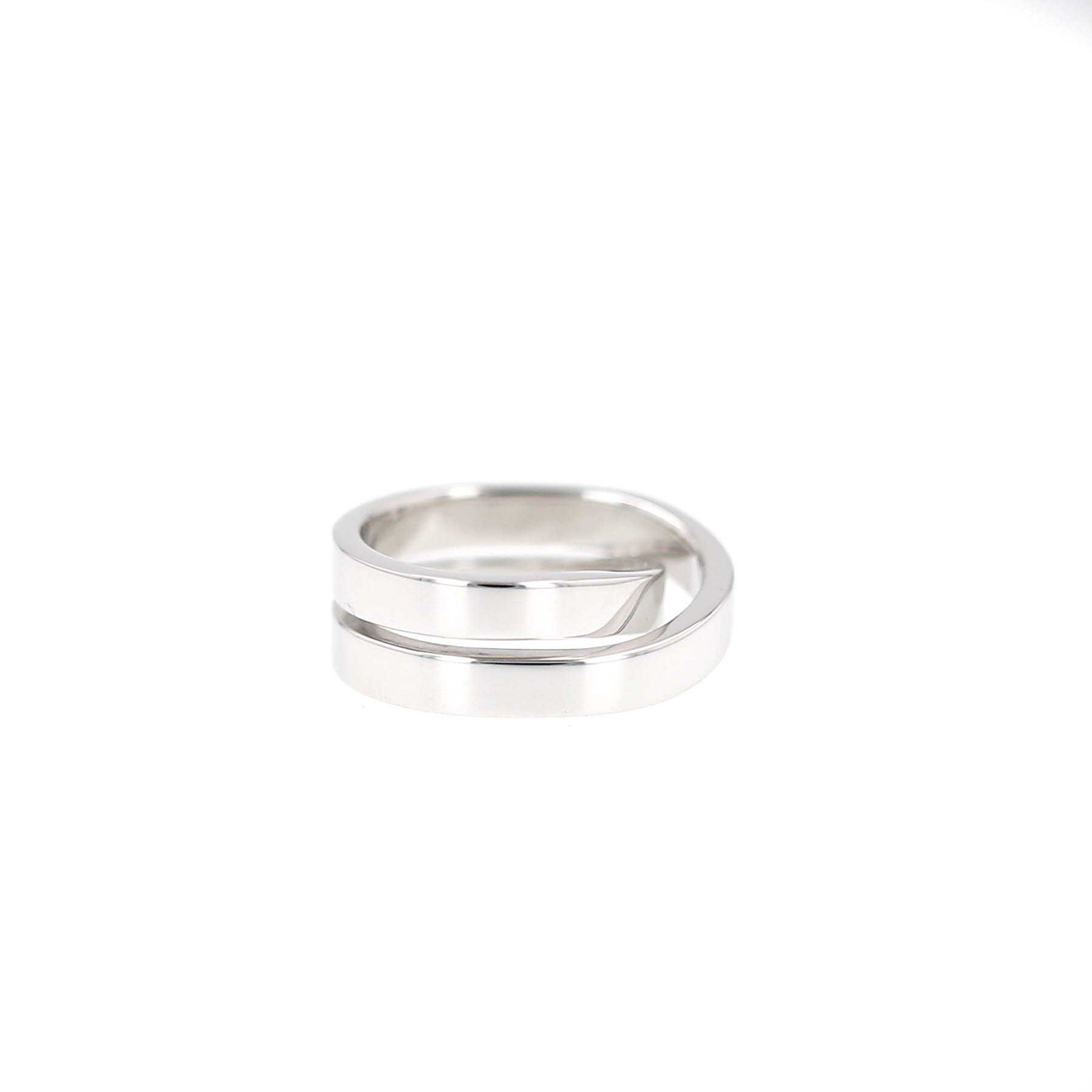 Anello Cartier Nouvelle Vague in oro bianco