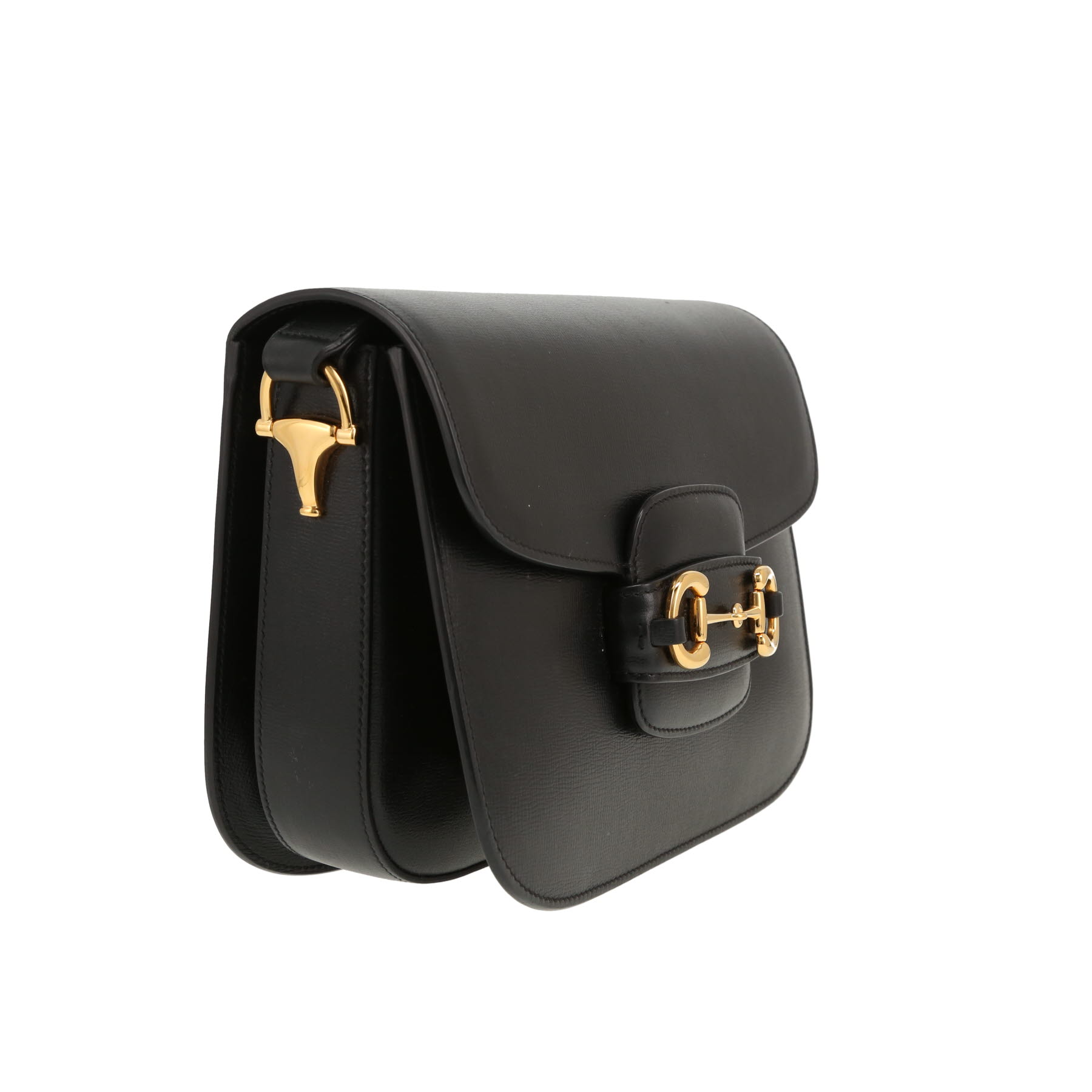 Sac bandoulière Gucci  1955 Horsebit en cuir noir