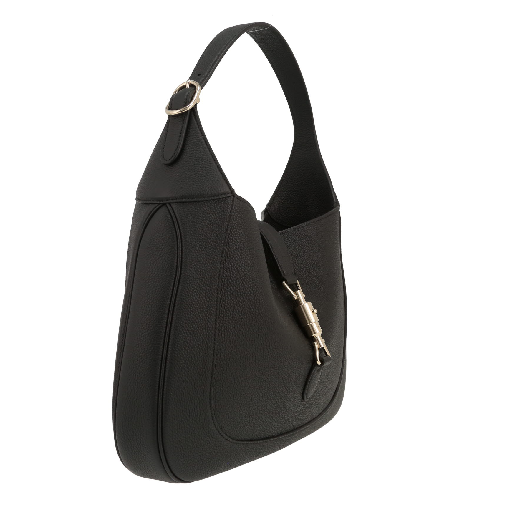 Bolso bandolera Gucci  Jackie 1961 en cuero granulado negro