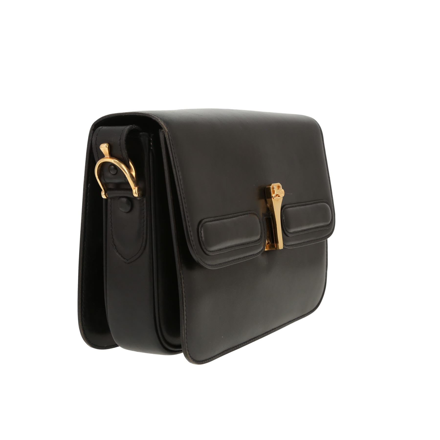 Bolso Celine vintage de piel negra