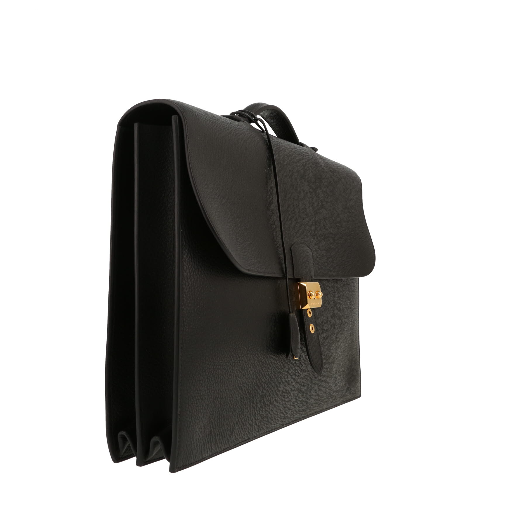 Borsa portadocumenti Hermès  Sac à dépêches in pelle Courchevel nera