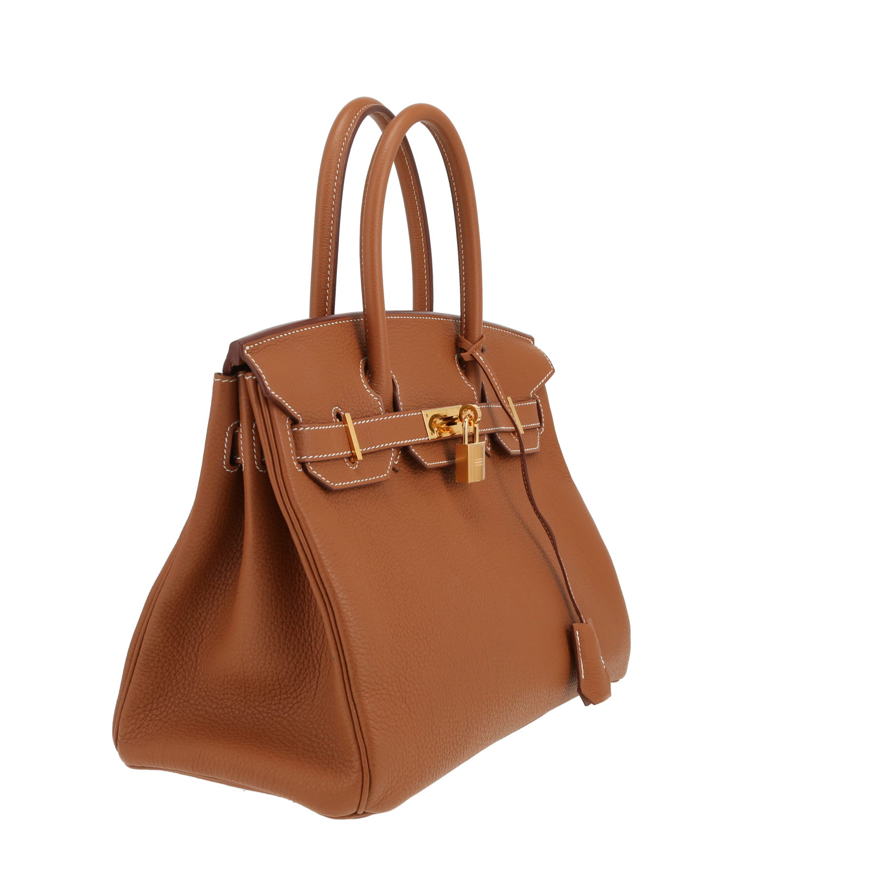 Hermès  Birkin 30 cm handbag  in gold togo leather