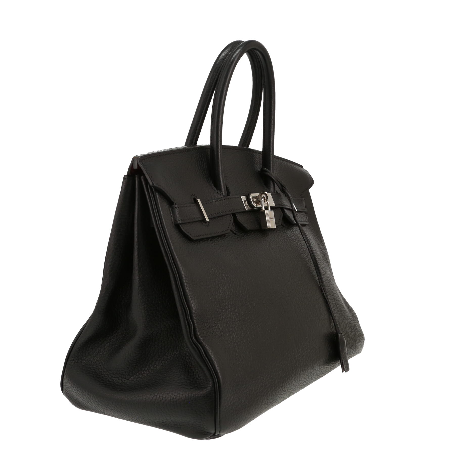 Borsa Hermès  Birkin 35 cm in pelle togo nera