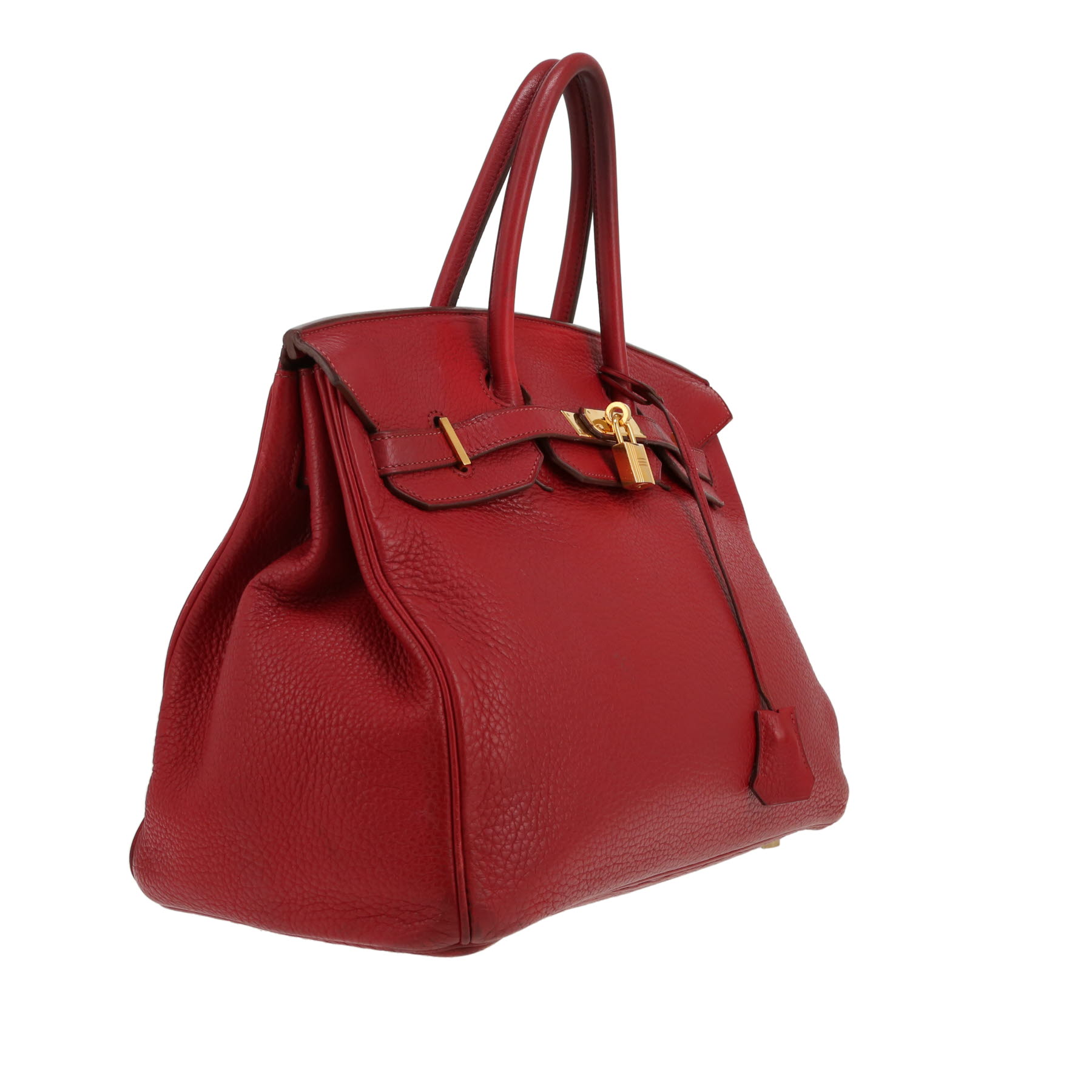 Hermès  Birkin 35 cm handbag  in red togo leather