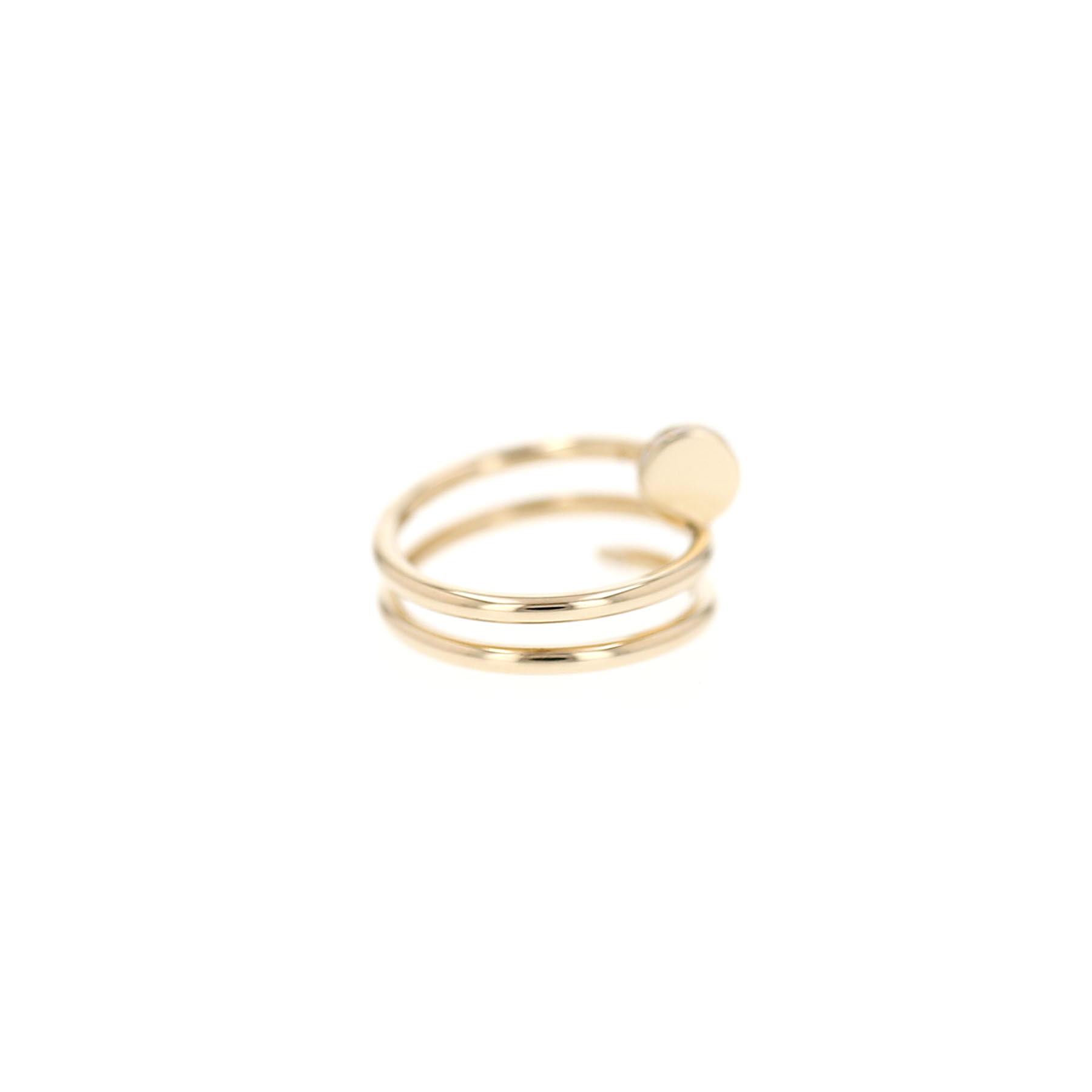 Bague Cartier Juste un clou en or jaune et diamants