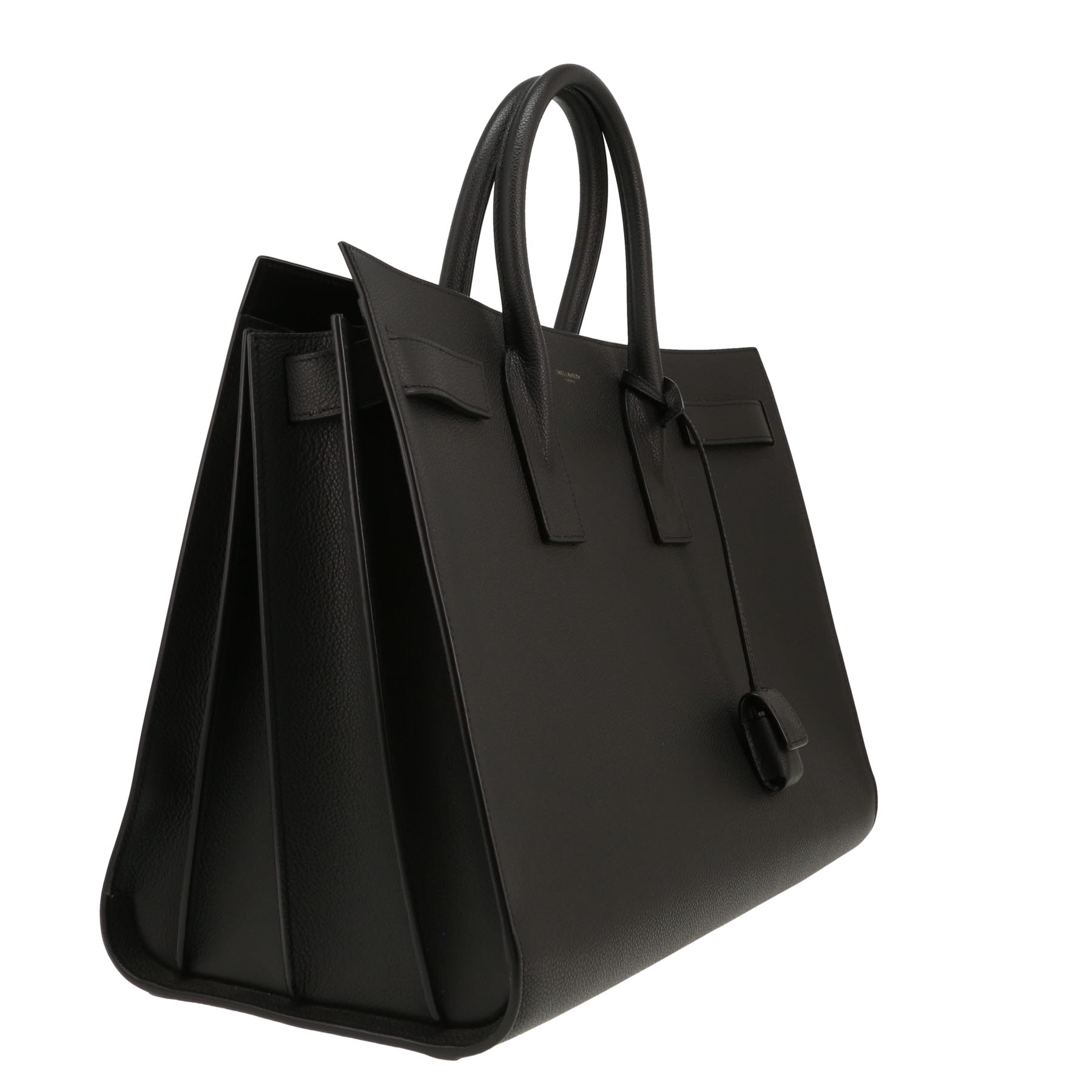 Saint Laurent  Sac de jour large model  handbag  in black leather