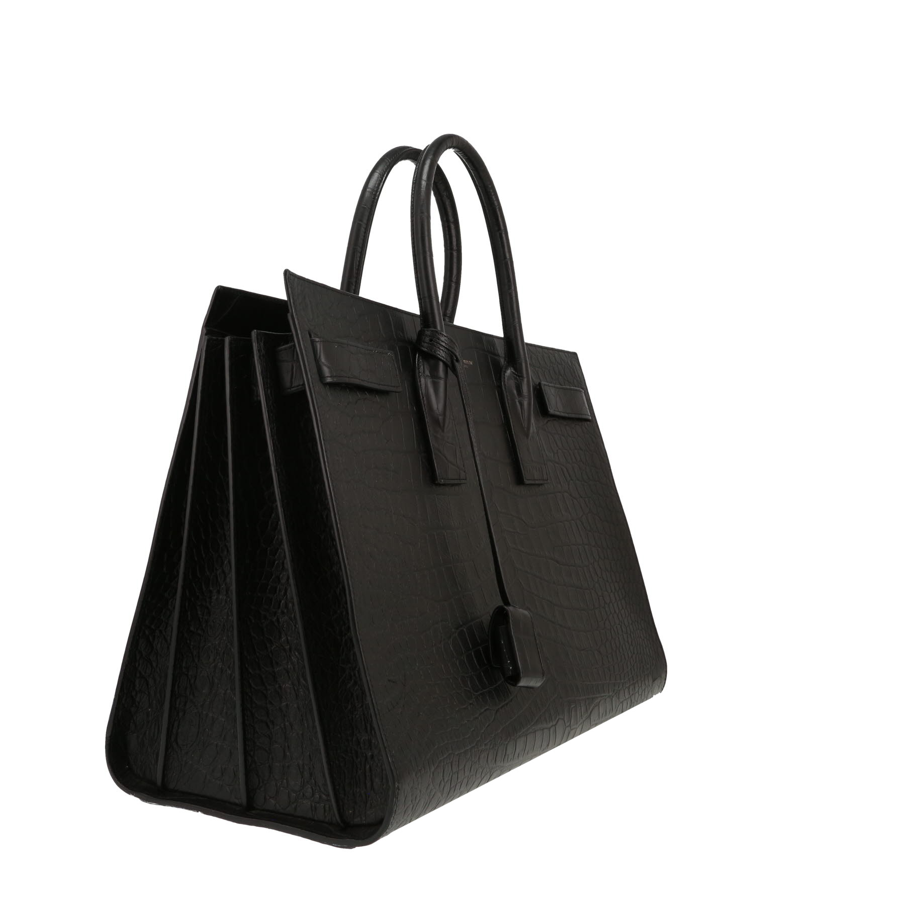 Saint Laurent  Sac de jour handbag  in black leather