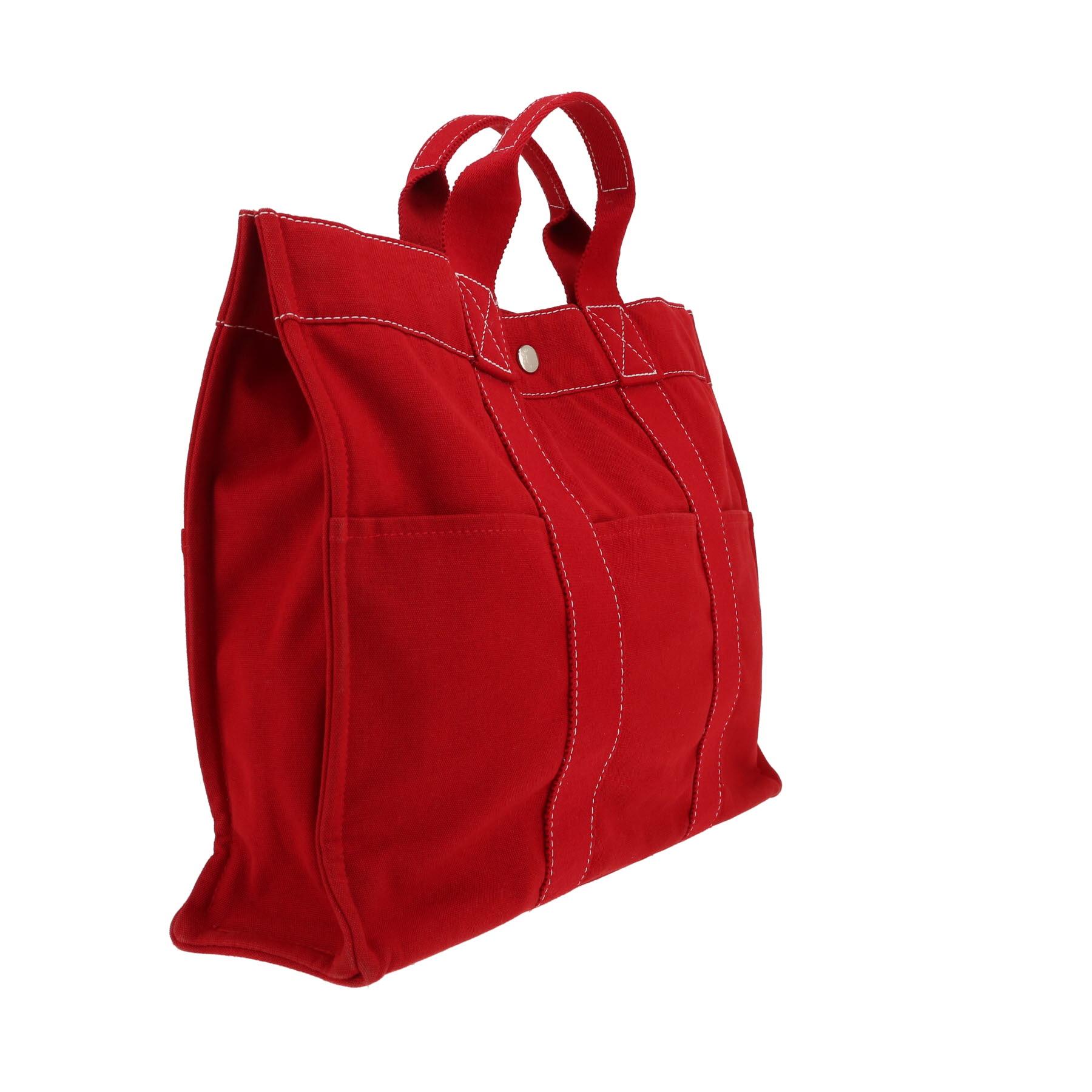 Shopping bag Hermès  Toto Bag - Shop Bag in tela rossa