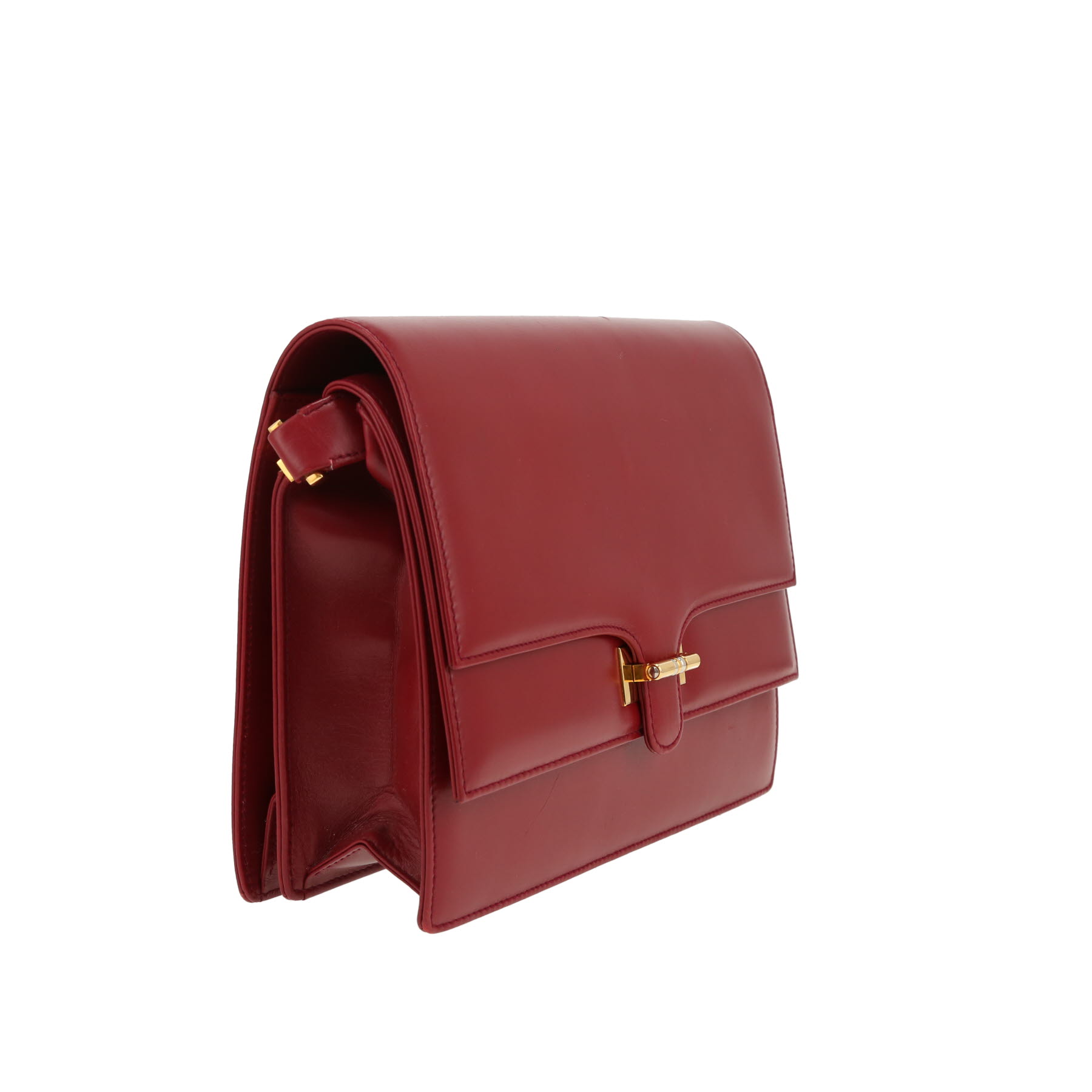 Gucci  Vintage handbag  in burgundy leather