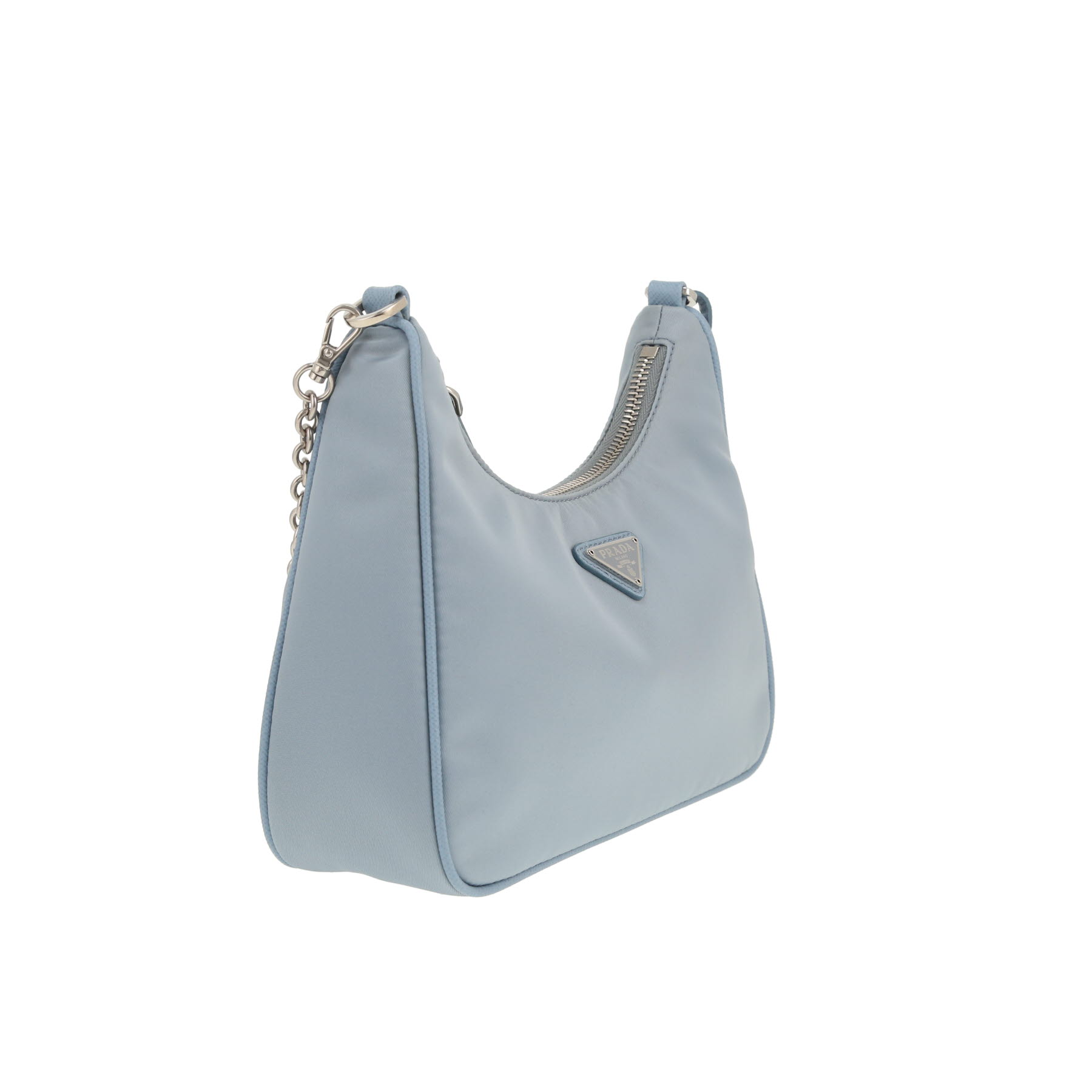 Borsa a tracolla Prada  Re-Edition 2005 in tela blu