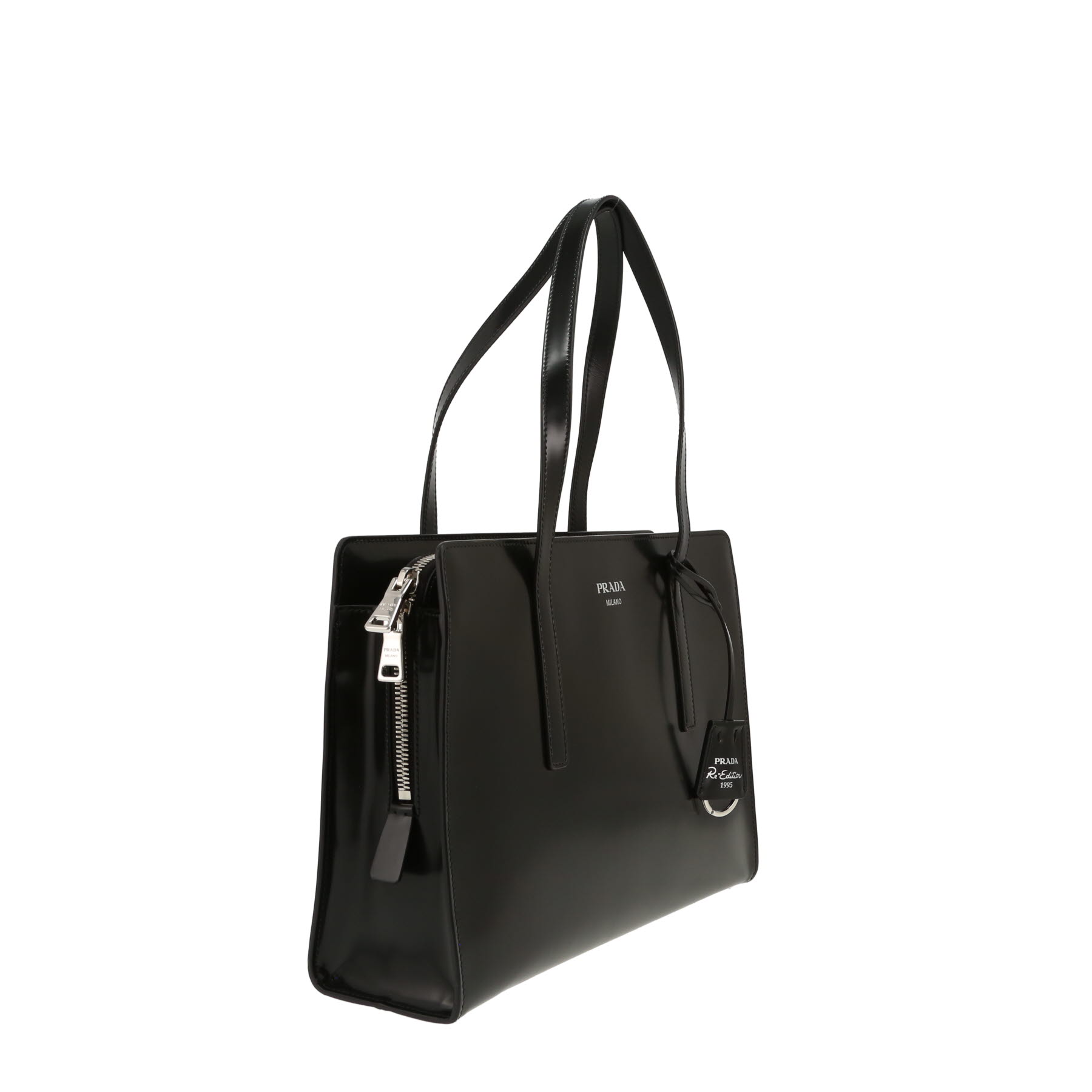 Bolso de mano Prada  Re-Edition 1995 en cuero negro
