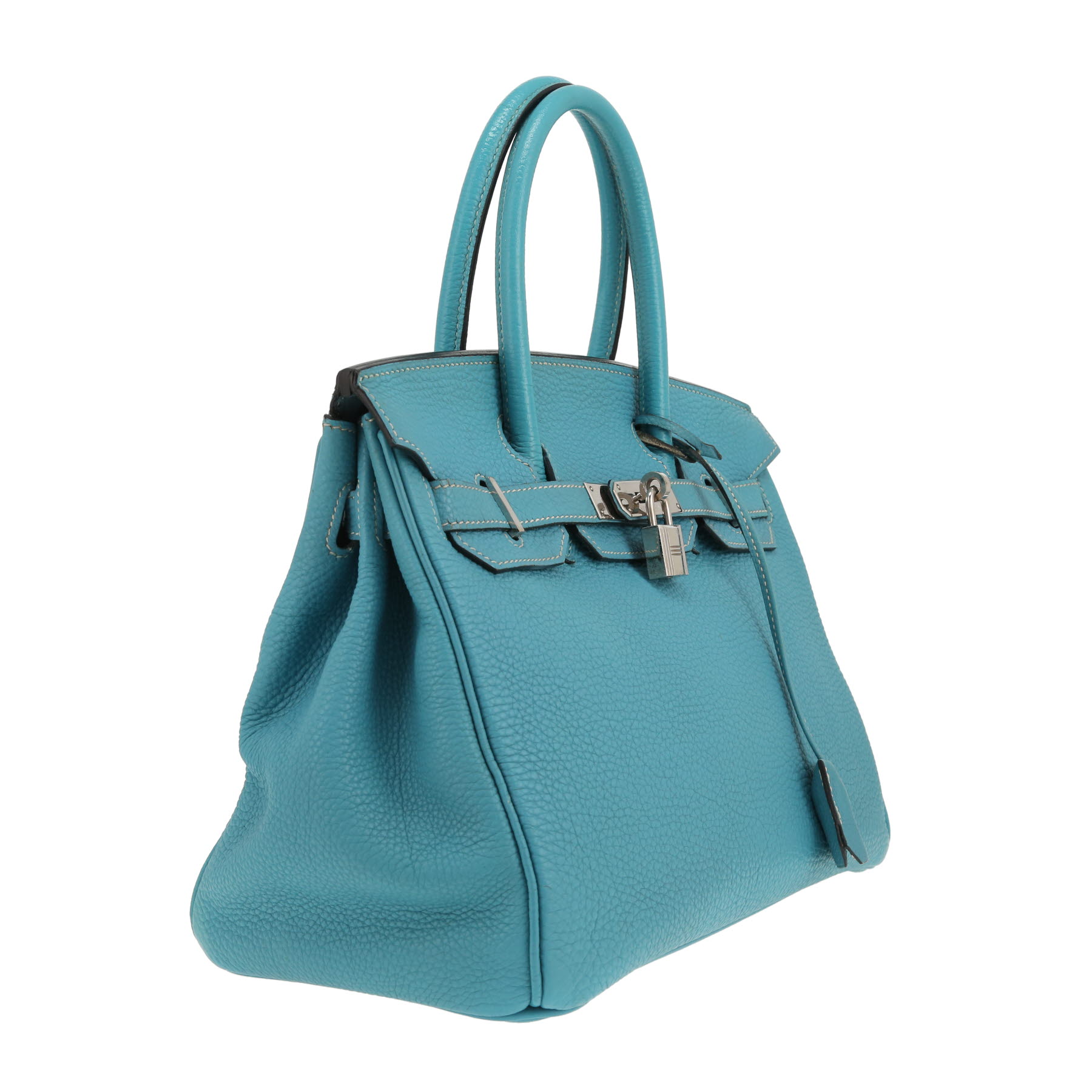 Hermès  Birkin 30 cm handbag  in blue togo leather