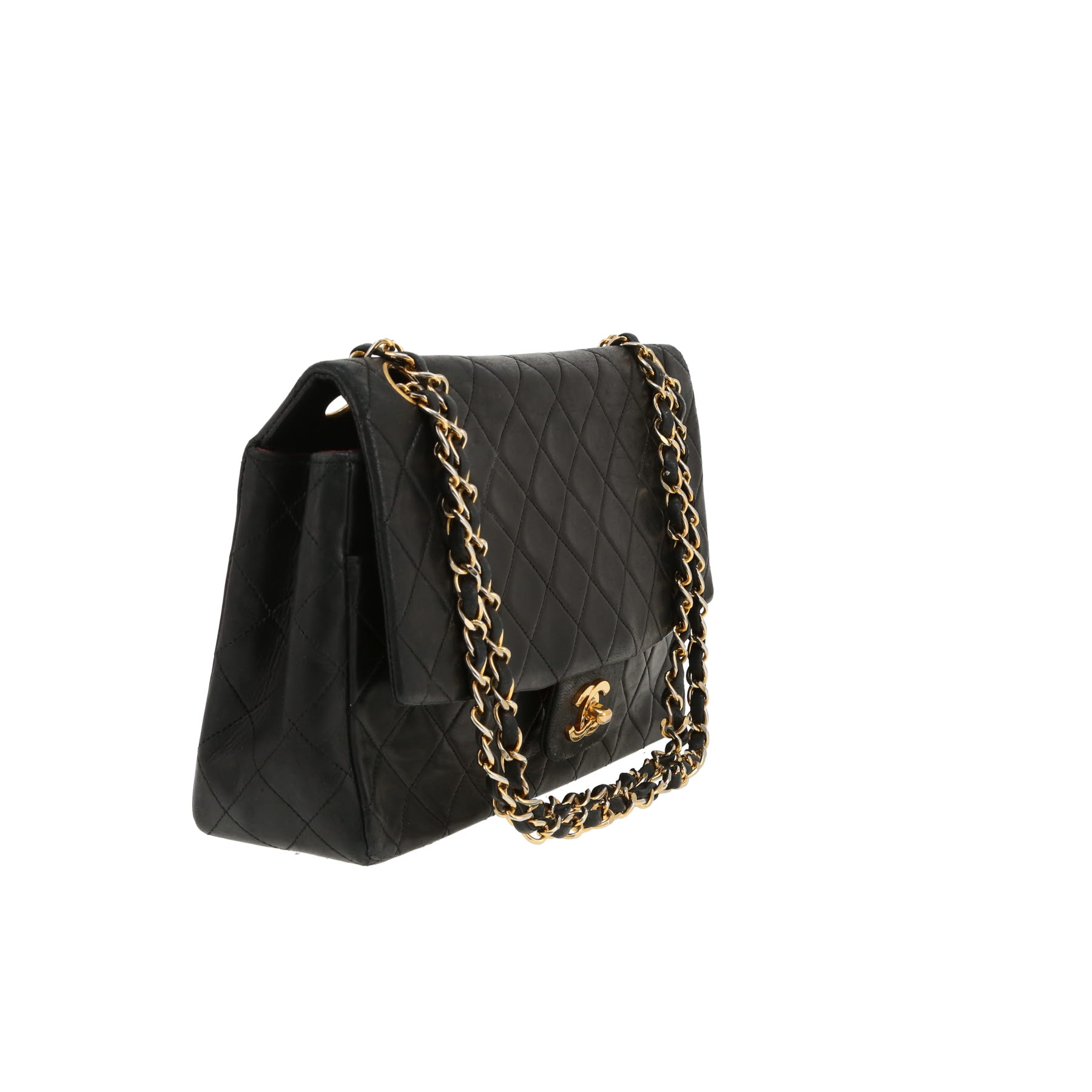Chanel  Timeless handbag  in black quilted leather