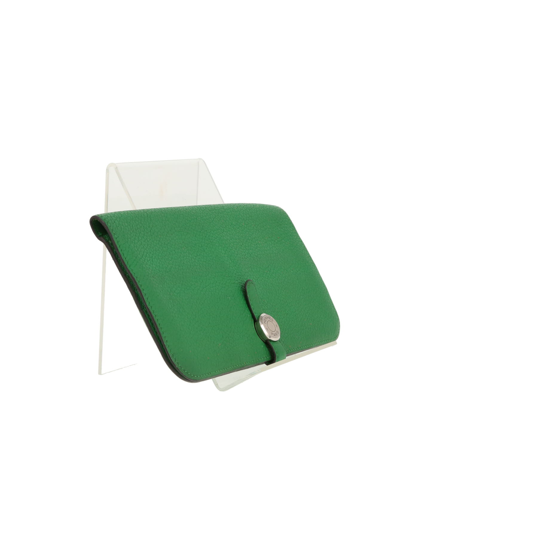 Portafogli Hermès  Dogon in pelle taurillon clemence verde