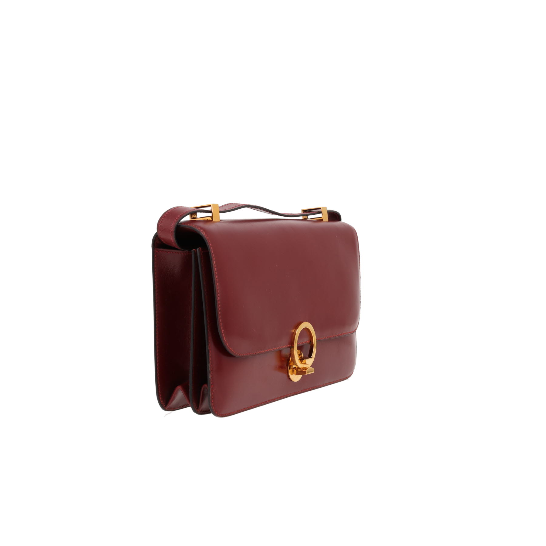 Borsa Hermès  Ring in pelle box rosso H