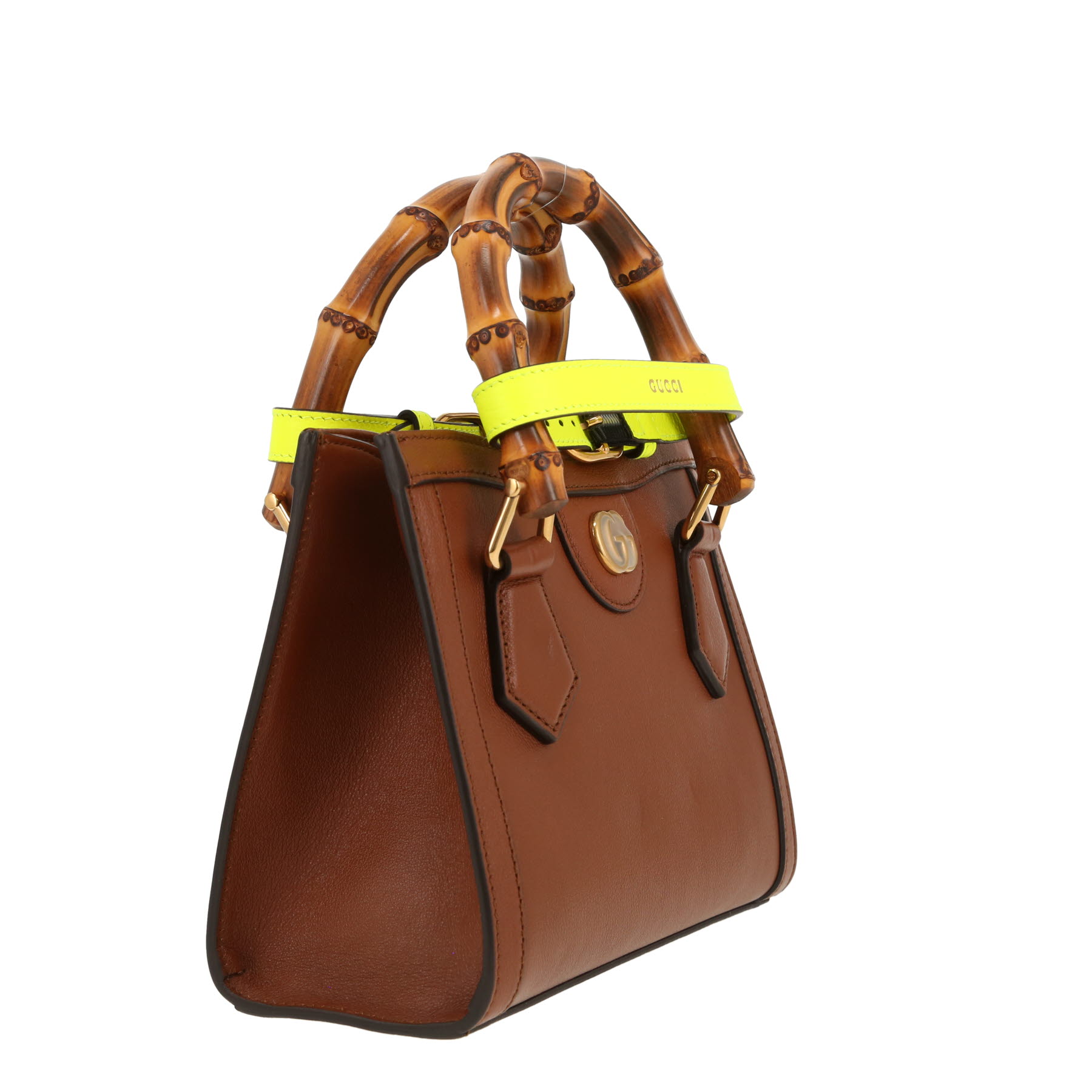 Sac bandoulière Gucci  Diana petit modèle  en cuir marron