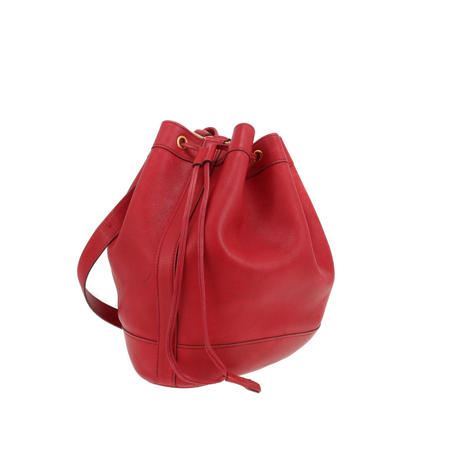 Sac à main Hermès  Market en cuir rouge