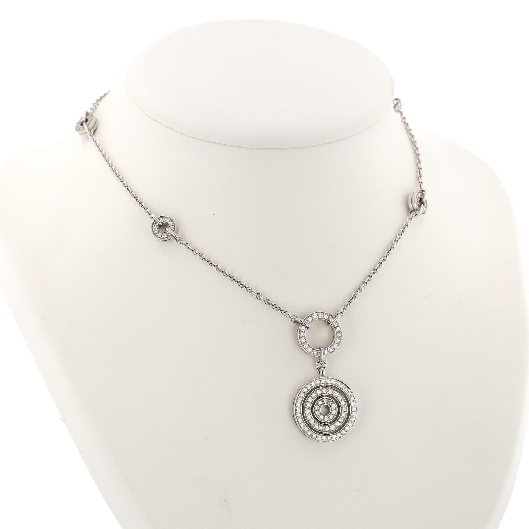 Collier Bulgari Astrale en or blanc et diamants