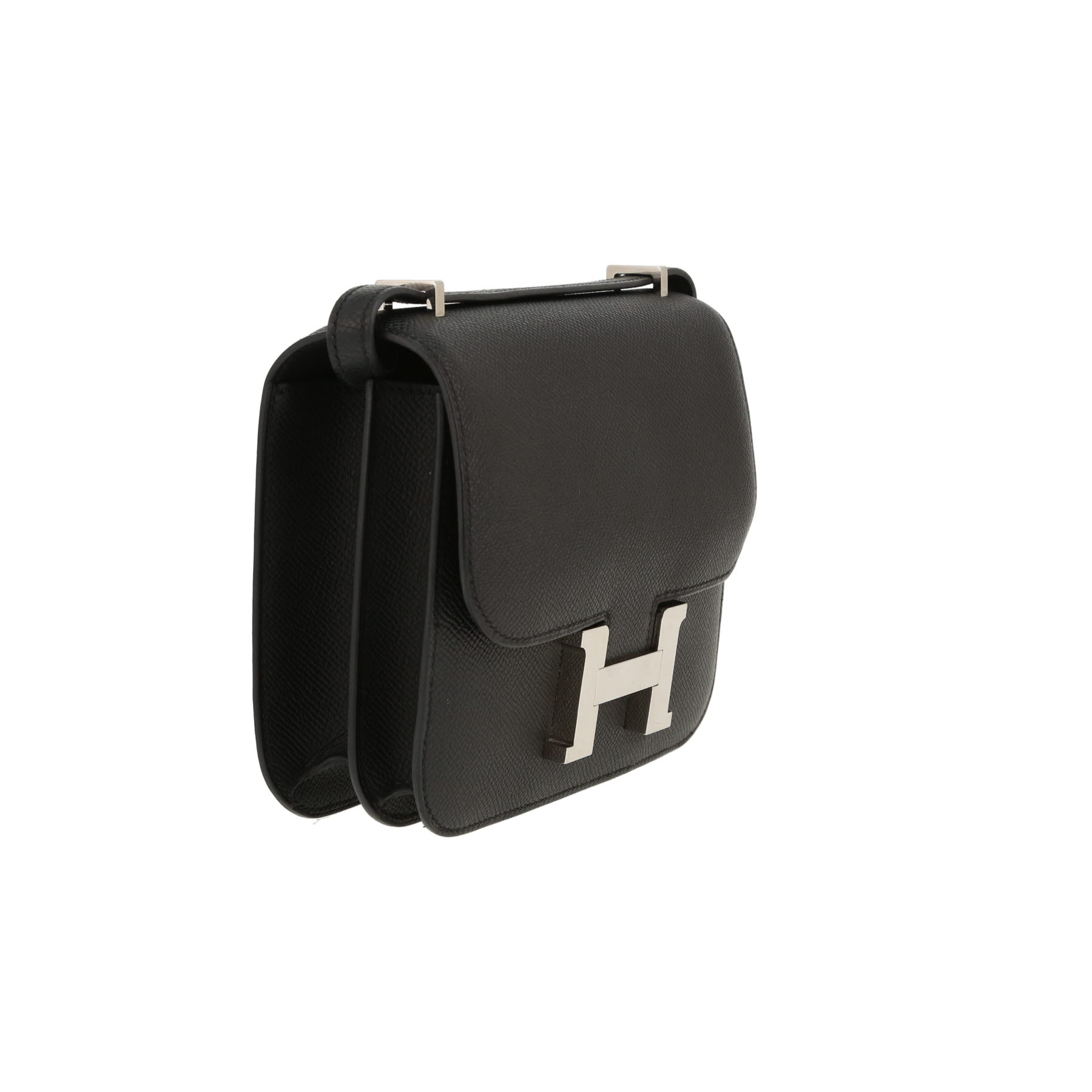 Bolso de mano Hermès  Constance en cuero epsom negro