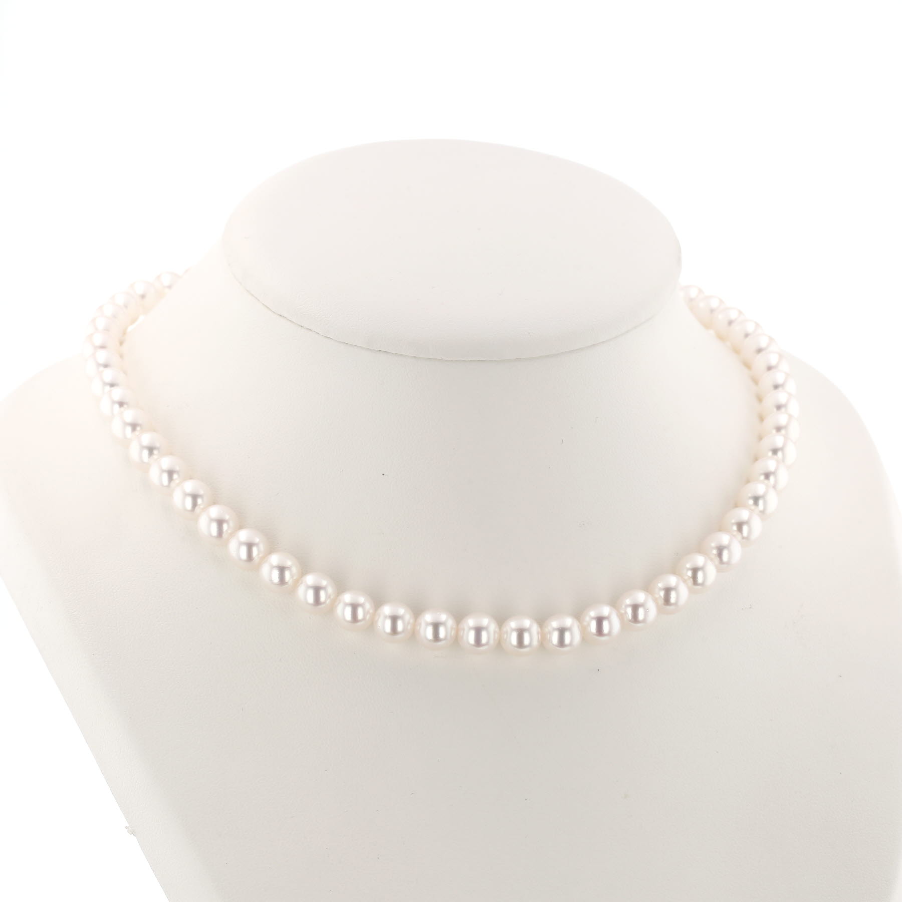 Collier Tasaki  en argent et perles de culture