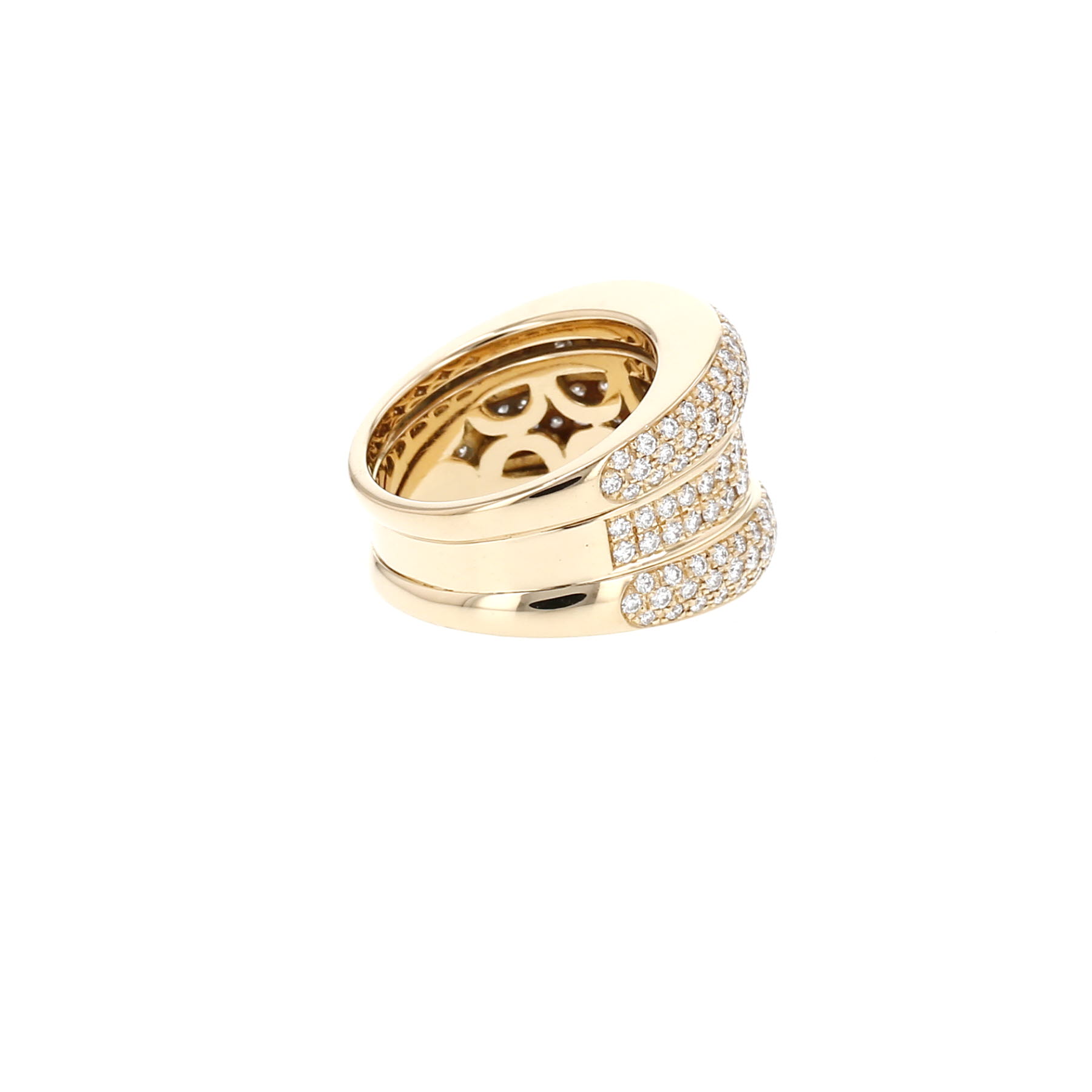 Chopard La Strada ring in yellow gold and diamonds