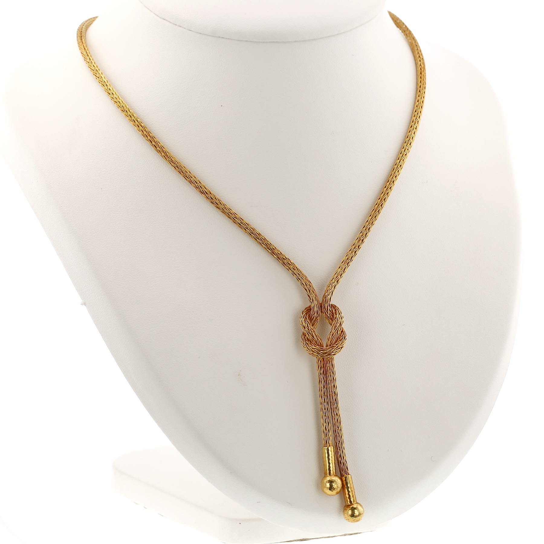 Collar Lalaounis Hercules Knot de oro amarillo