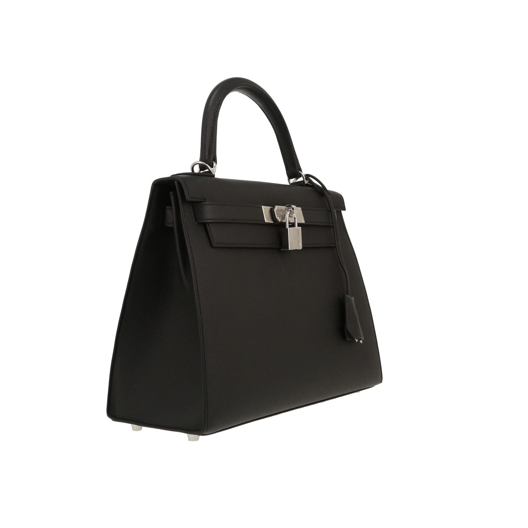 Sac à main Hermès  Kelly 28 cm en cuir epsom noir