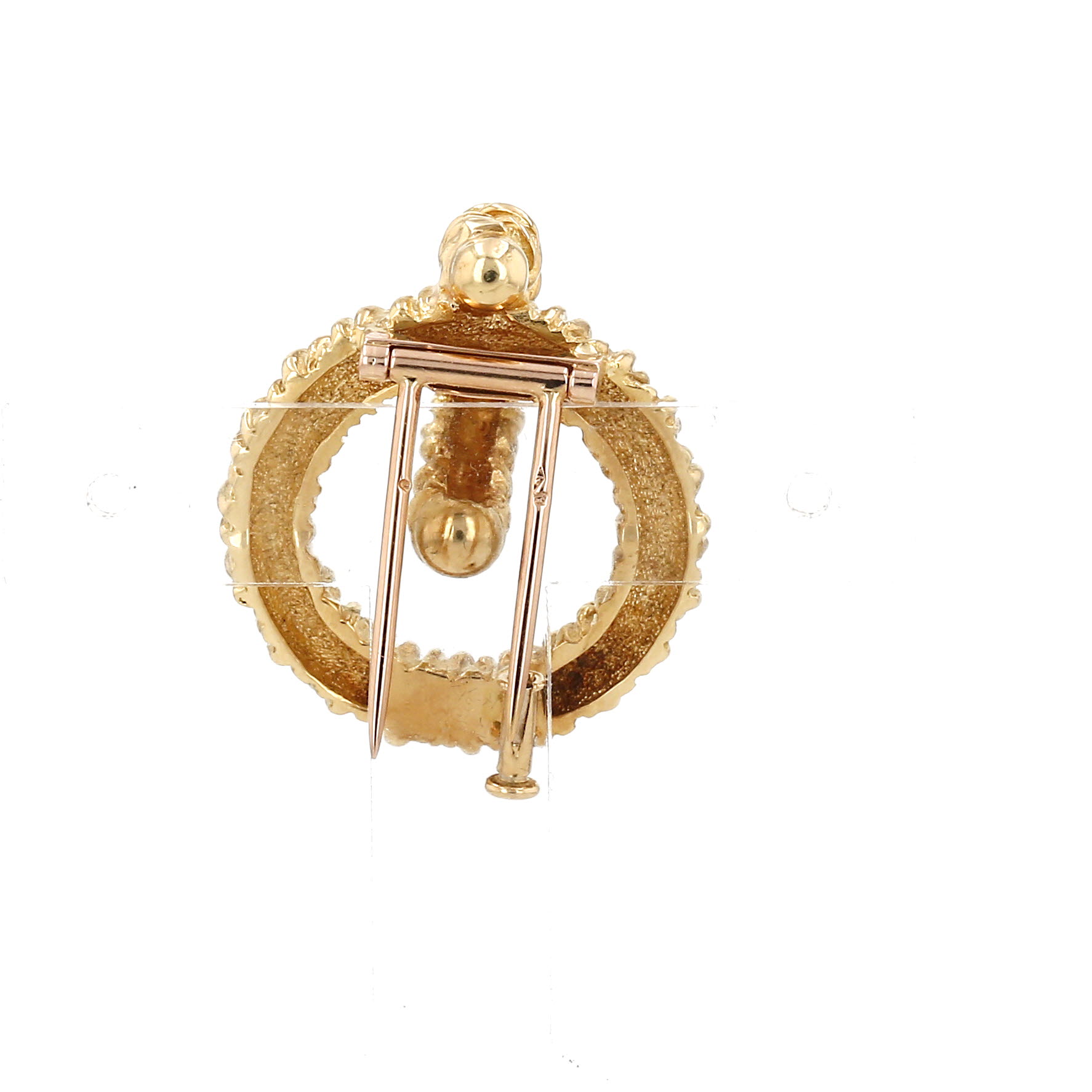 Broche Hermès  en or jaune