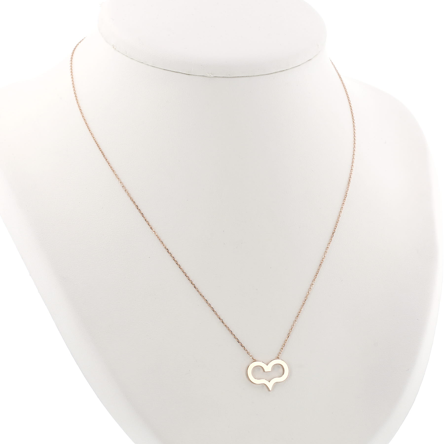 Collier Dinh Van Coeur en or rose