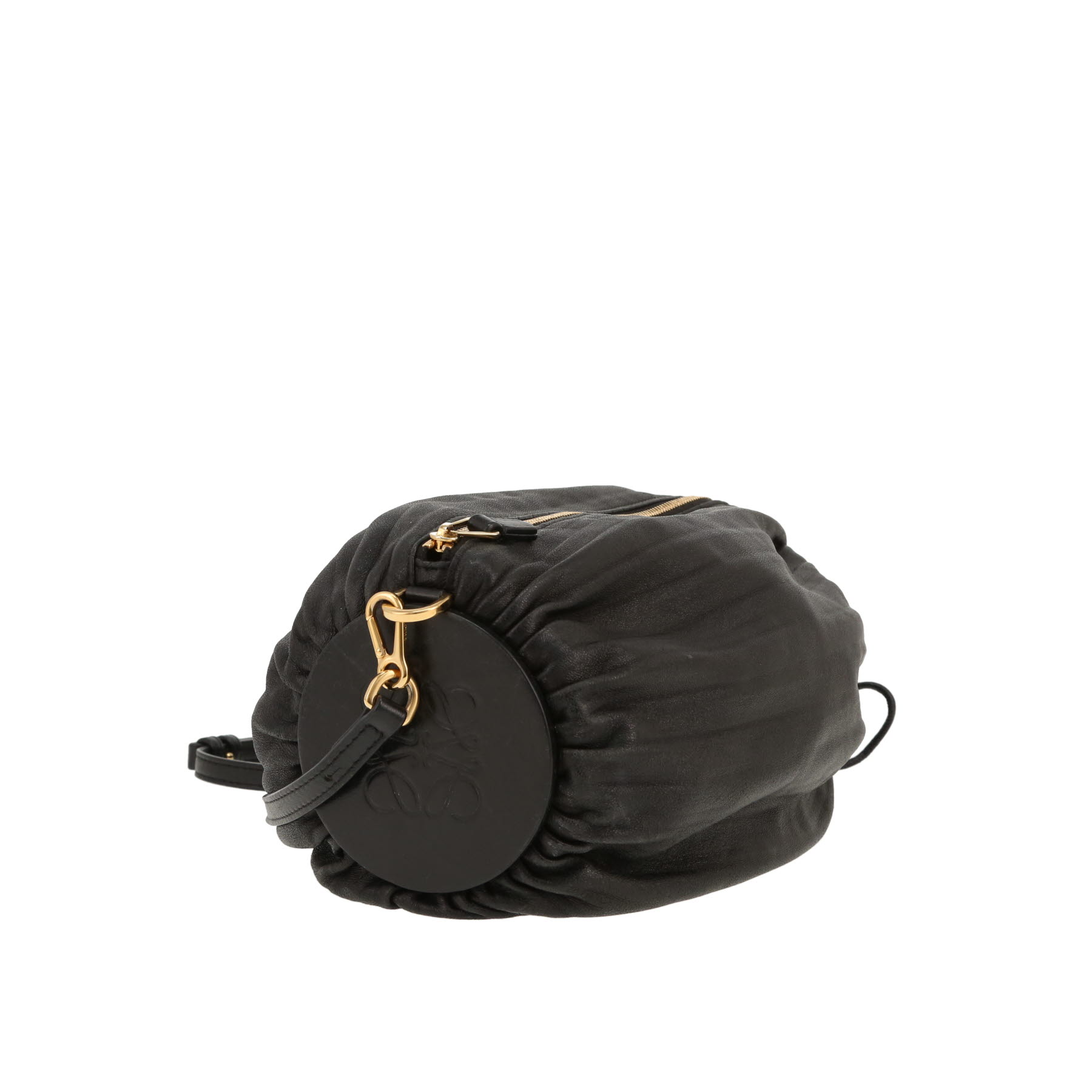 Bolso bandolera Loewe  Bracelet Pouch en cuero negro
