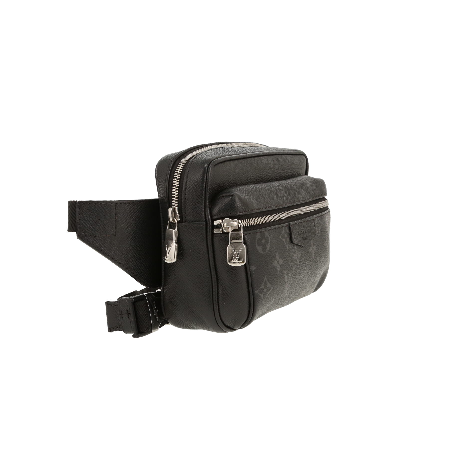 Pochette-ceinture Louis Vuitton  Outdoor en cuir noir et toile monogram