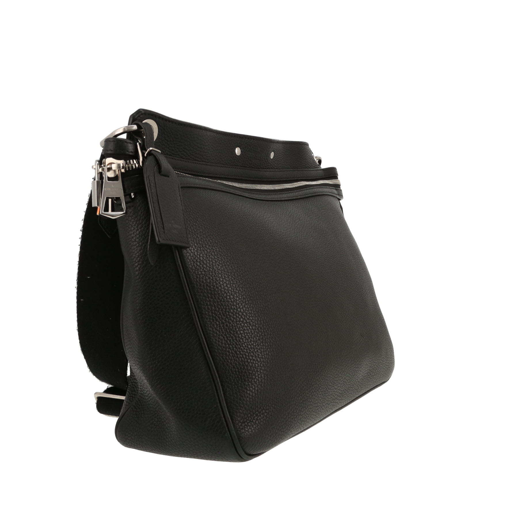 Bolso bandolera Louis Vuitton  Messenger en cuero granulado negro