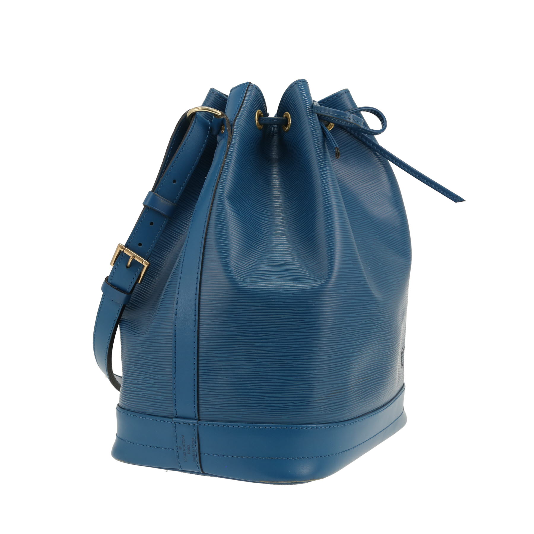 Sac à main Louis Vuitton  Noé en cuir épi bleu