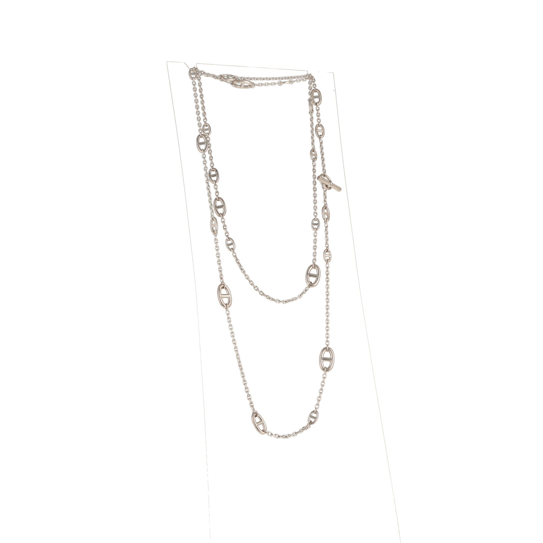 Sautoir Hermès Farandole 160 en argent