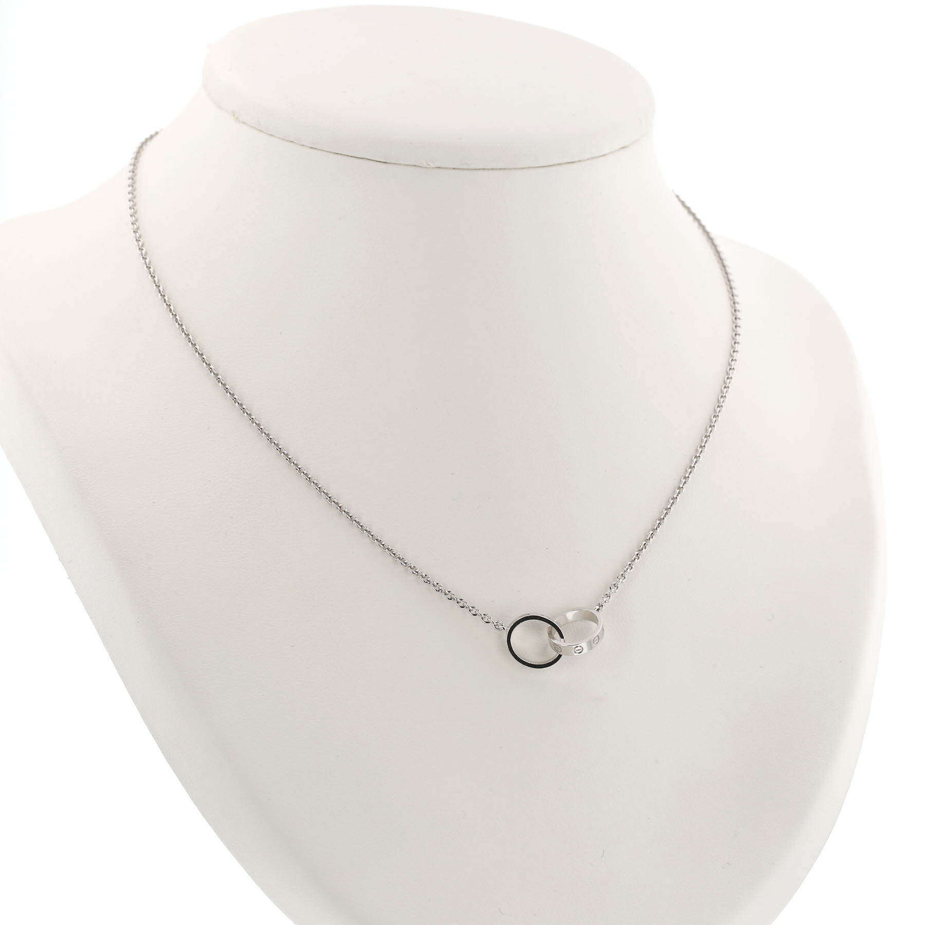 Collier Cartier Love en or blanc