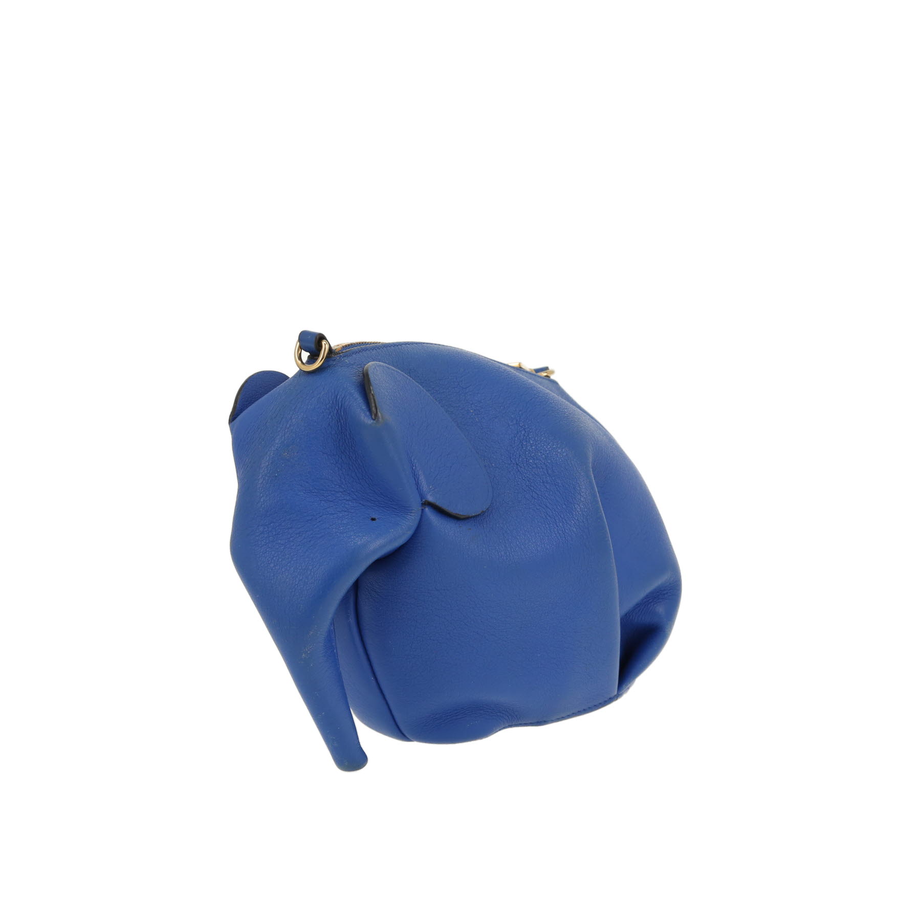 Bolso bandolera Loewe  Elephant Pocket en cuero azul