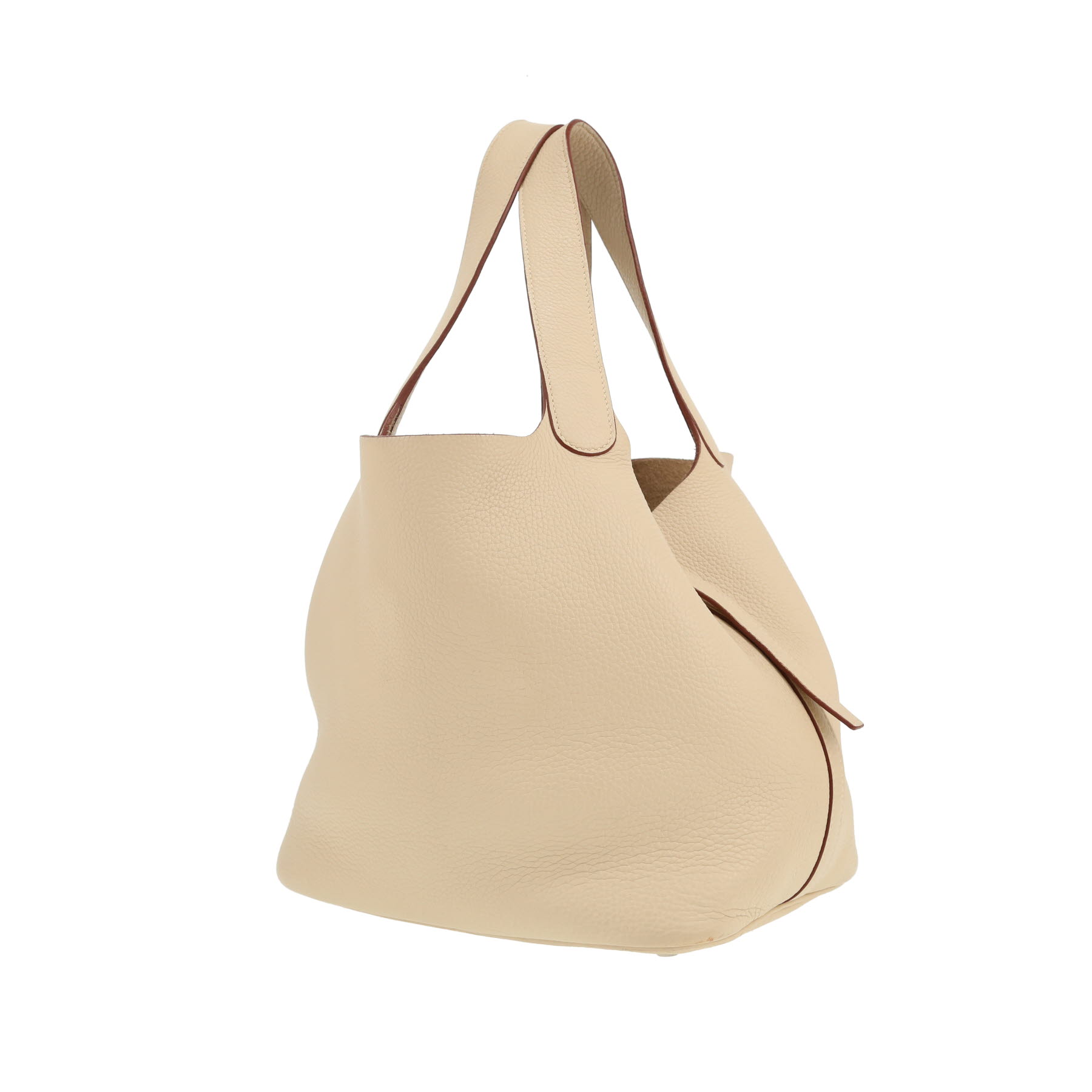 Hermès  Picotin 22 cm handbag  in Craie togo leather