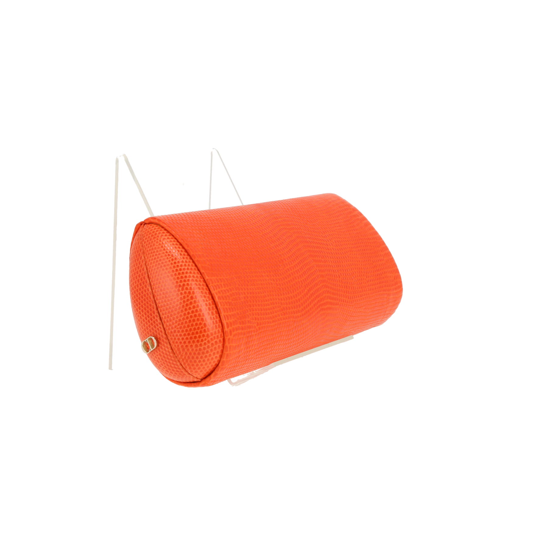 Dior   pouch  in orange lizzard