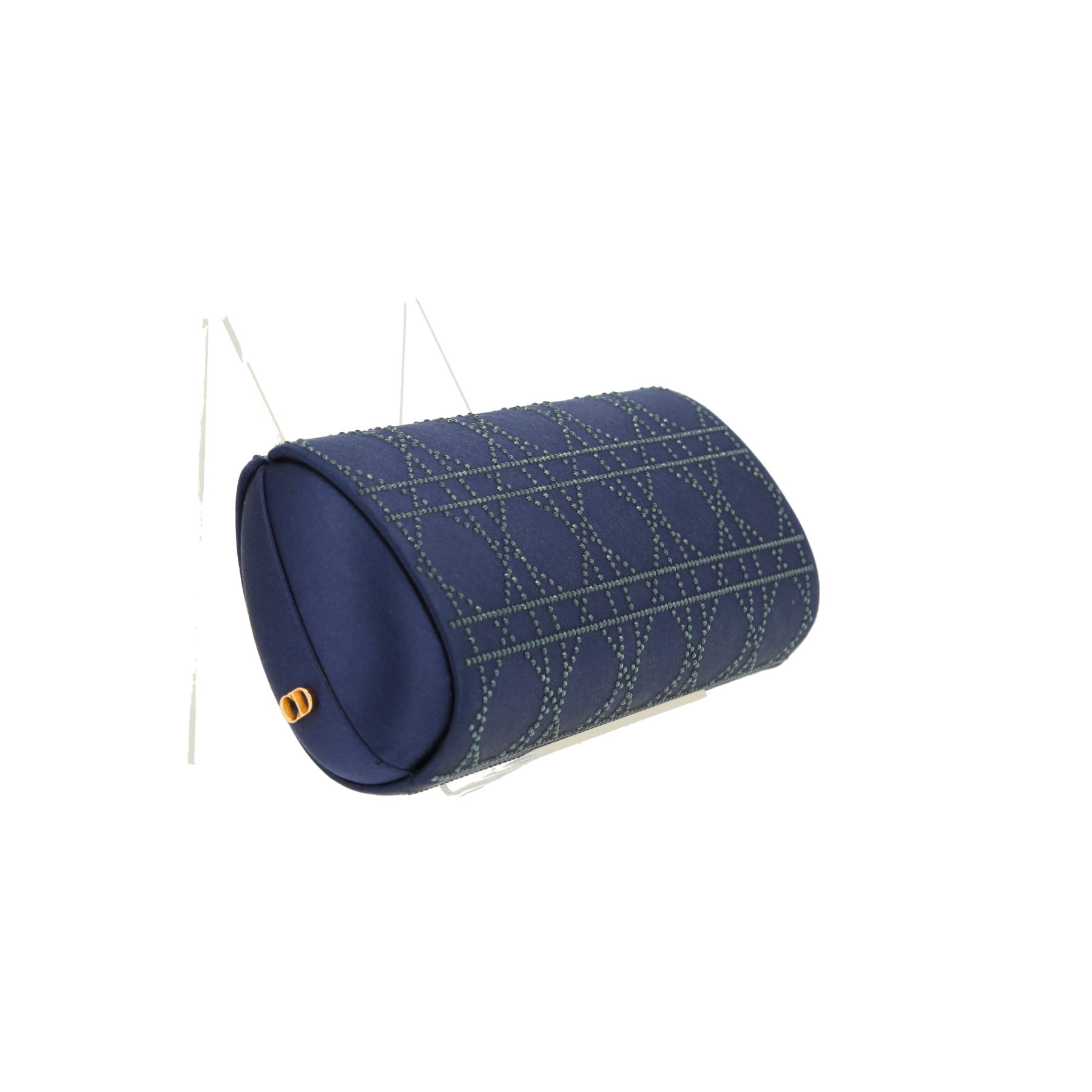 Bolsito de mano Dior   en satén azul