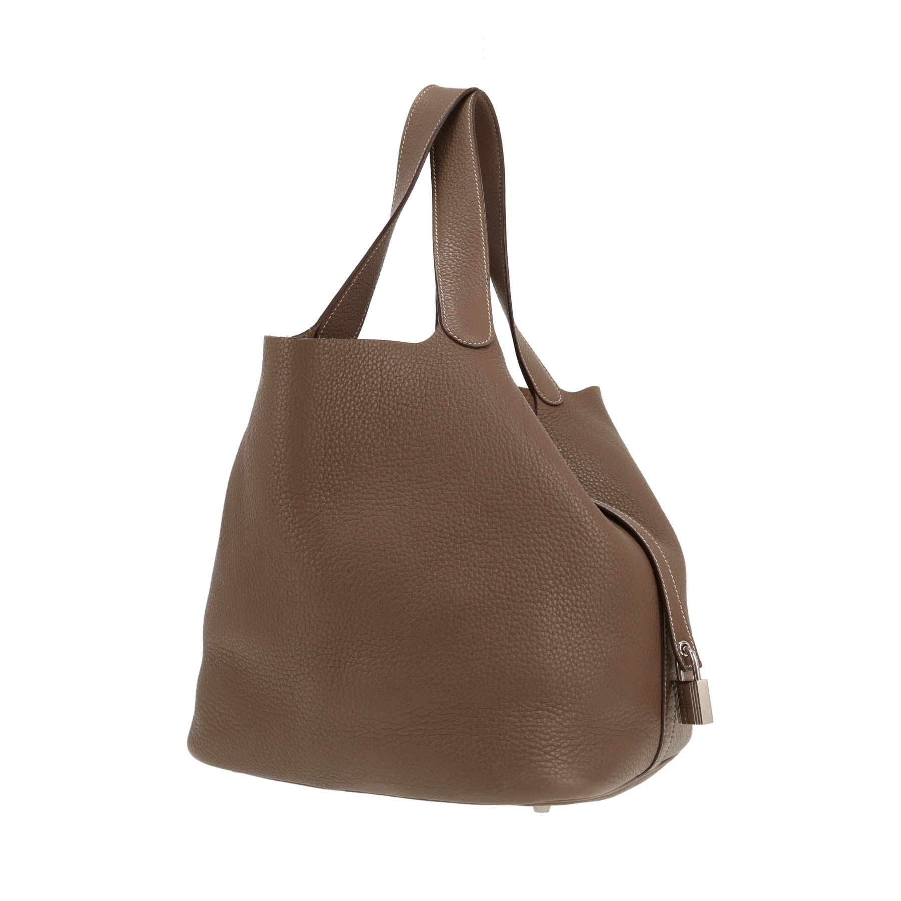 Hermès  Picotin handbag  in etoupe togo leather