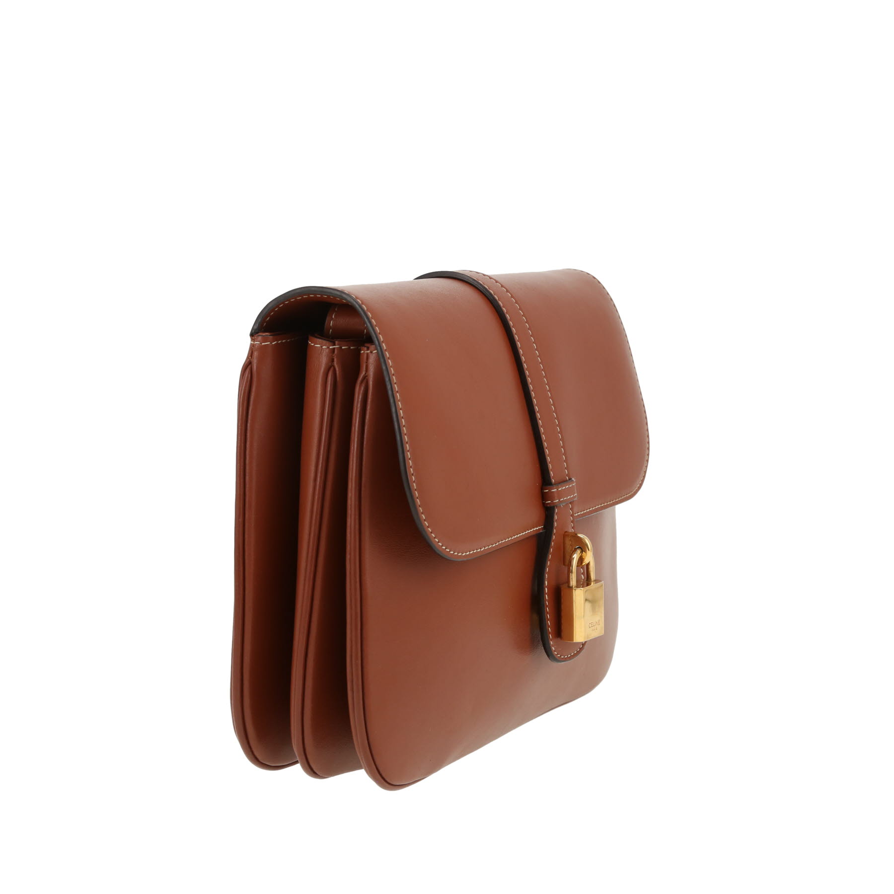 Borsa a tracolla Celine  Tabou in pelle marrone