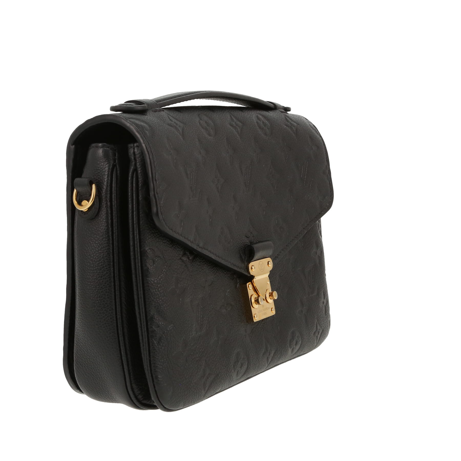 Louis Vuitton  Metis shoulder bag  in black empreinte monogram leather