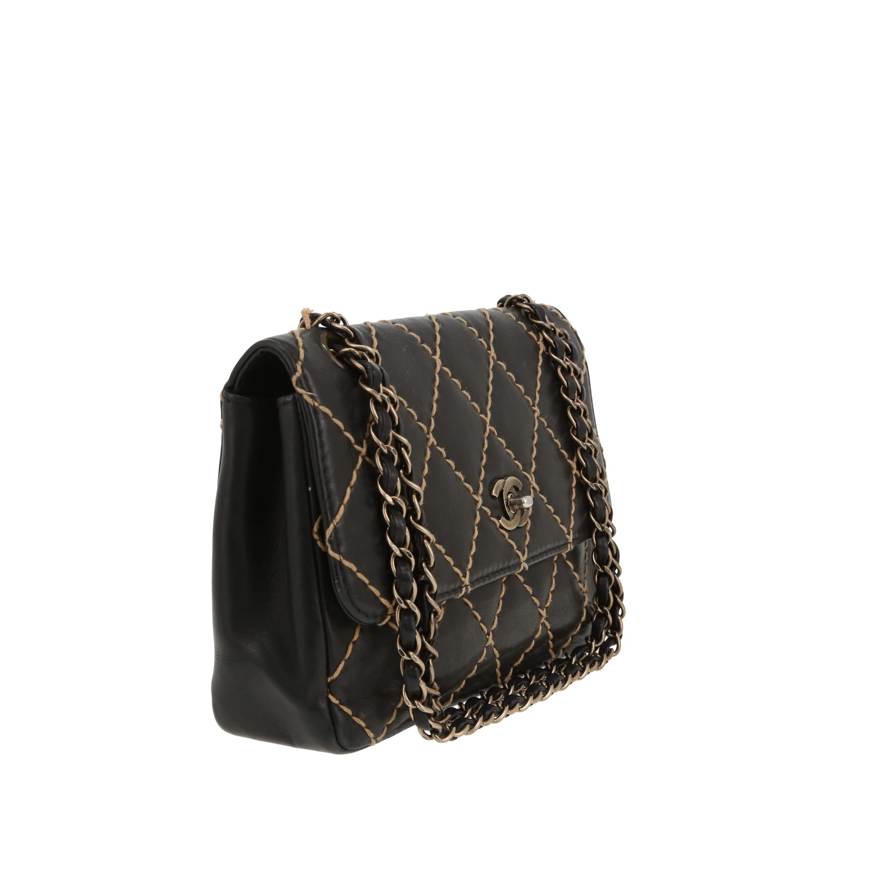 Chanel  Timeless handbag  in black quilted leather