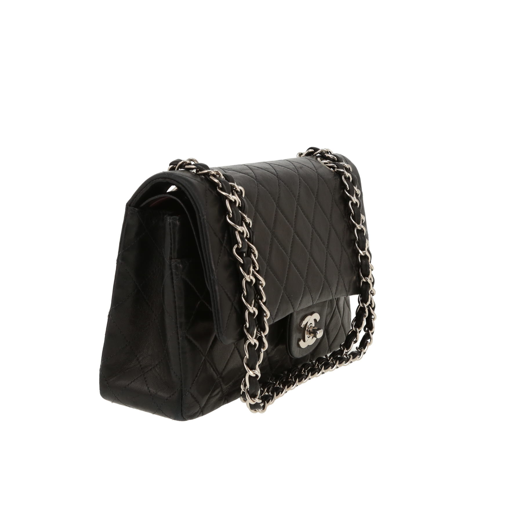 Chanel  Timeless Classic handbag  in black quilted leather
