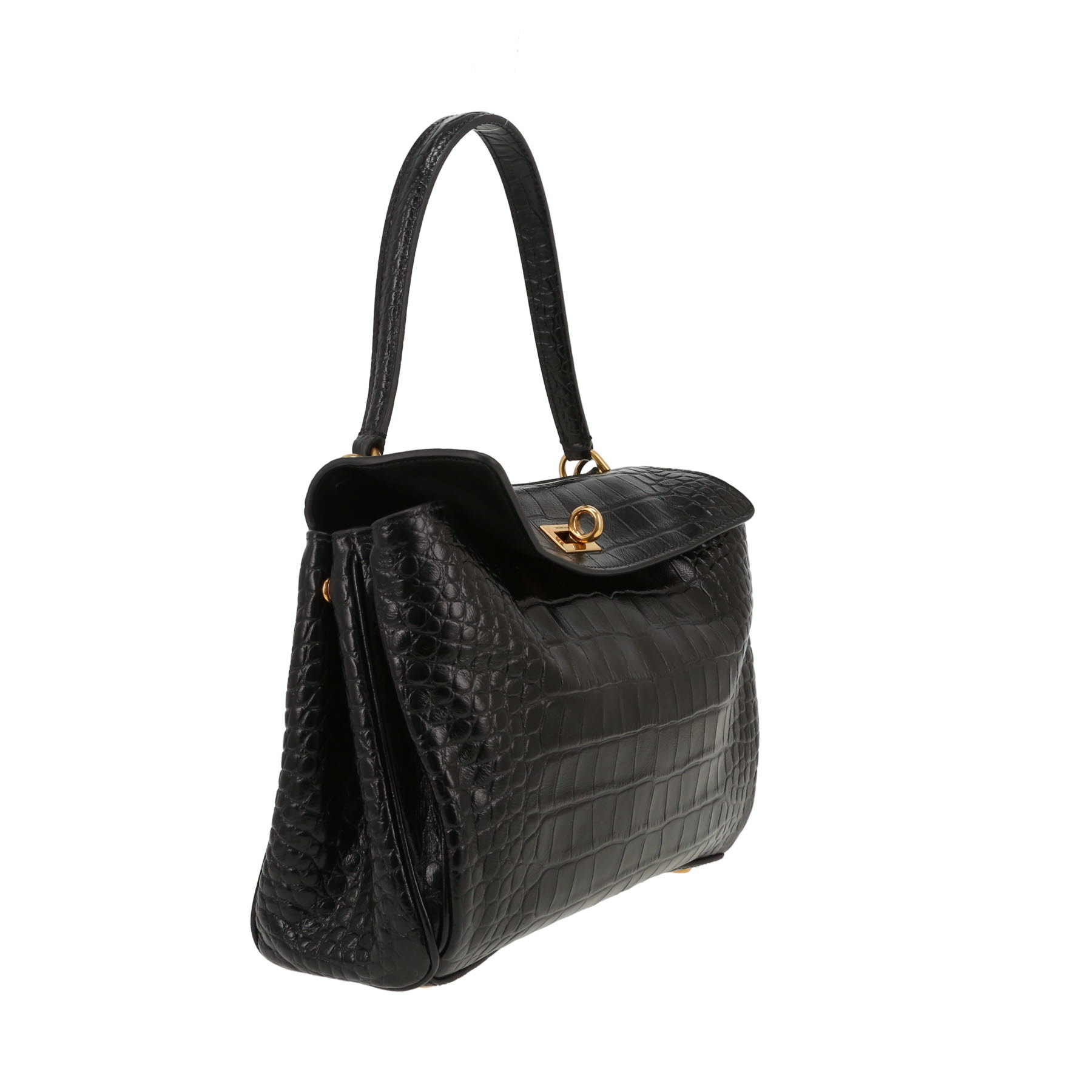 Sac à main Balenciaga  Rodeo en cuir noir