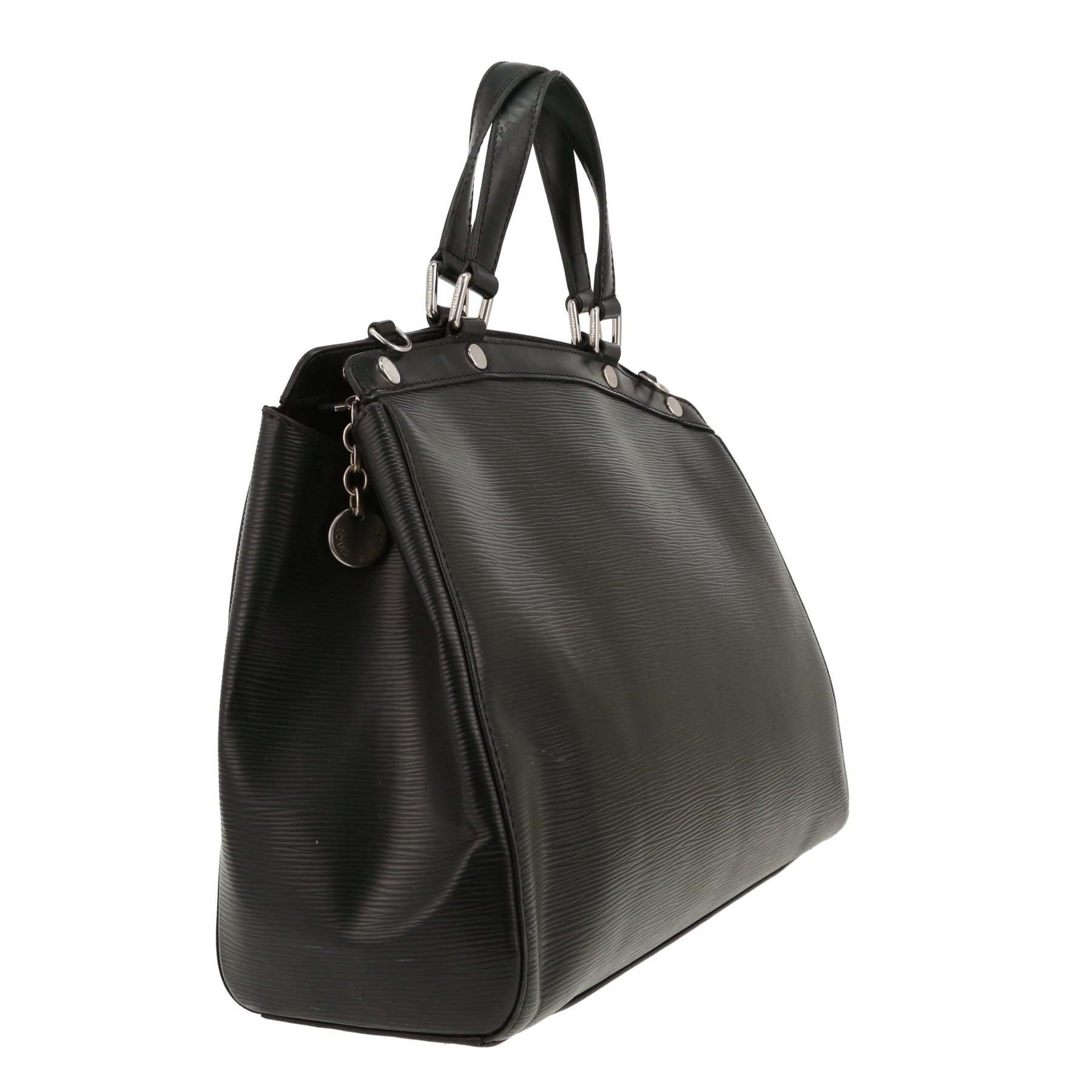 Bolso de mano Louis Vuitton  Brea en cuero Epi negro