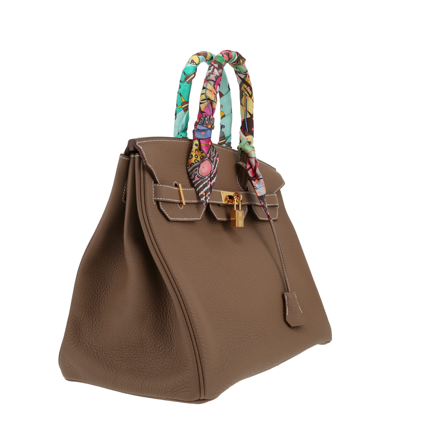 Hermès  Birkin 35 cm handbag  in etoupe togo leather