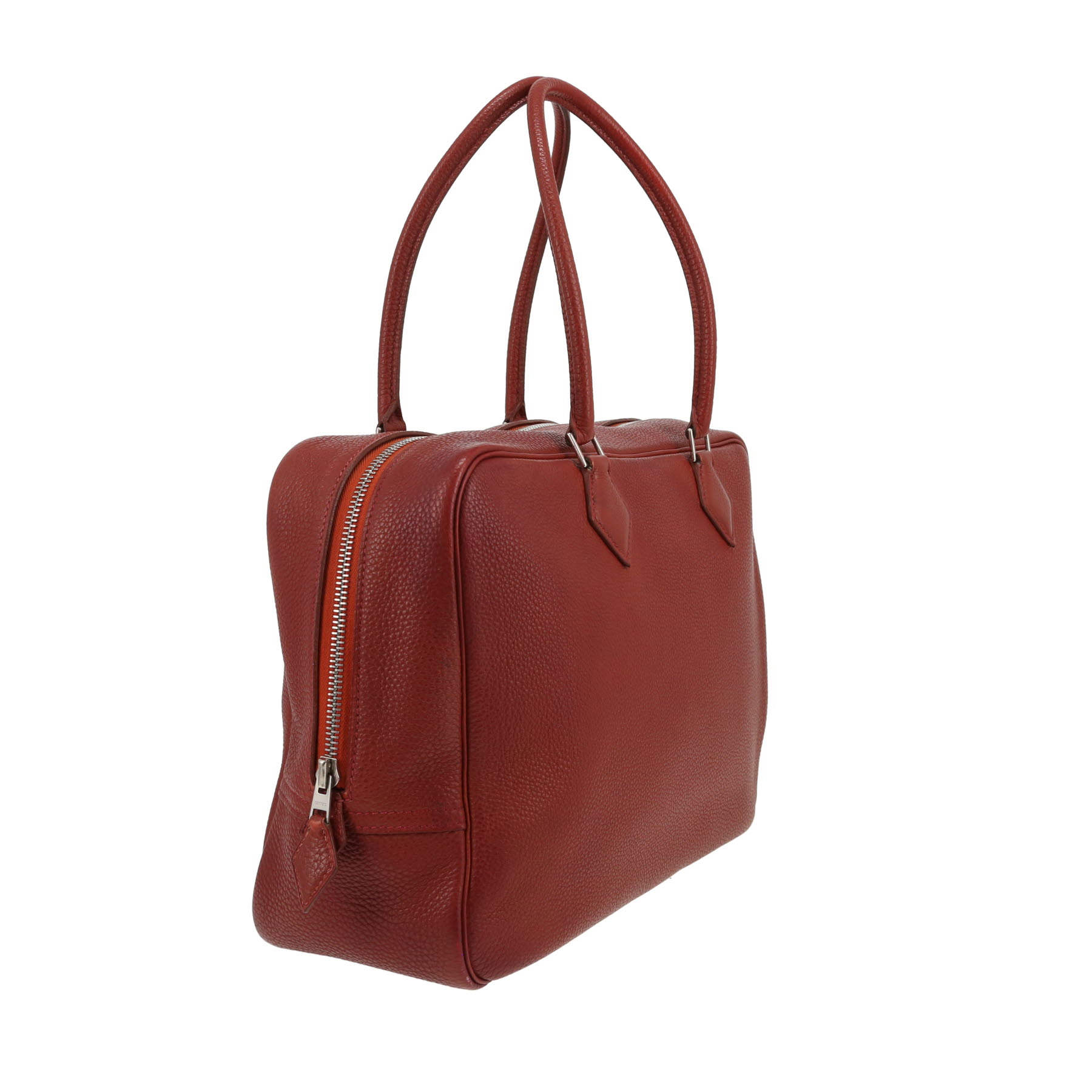 Hermès  Plume handbag  in brown togo leather