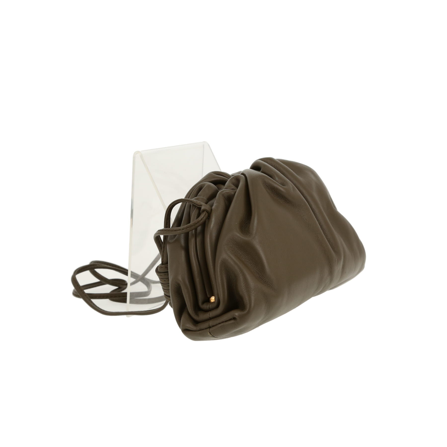 Bolso bandolera Bottega Veneta  Pouch en cuero caqui